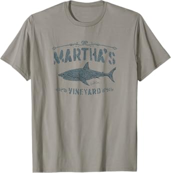 JCombs: Martha's Vineyard, MA, Great White Shark T-Shirt