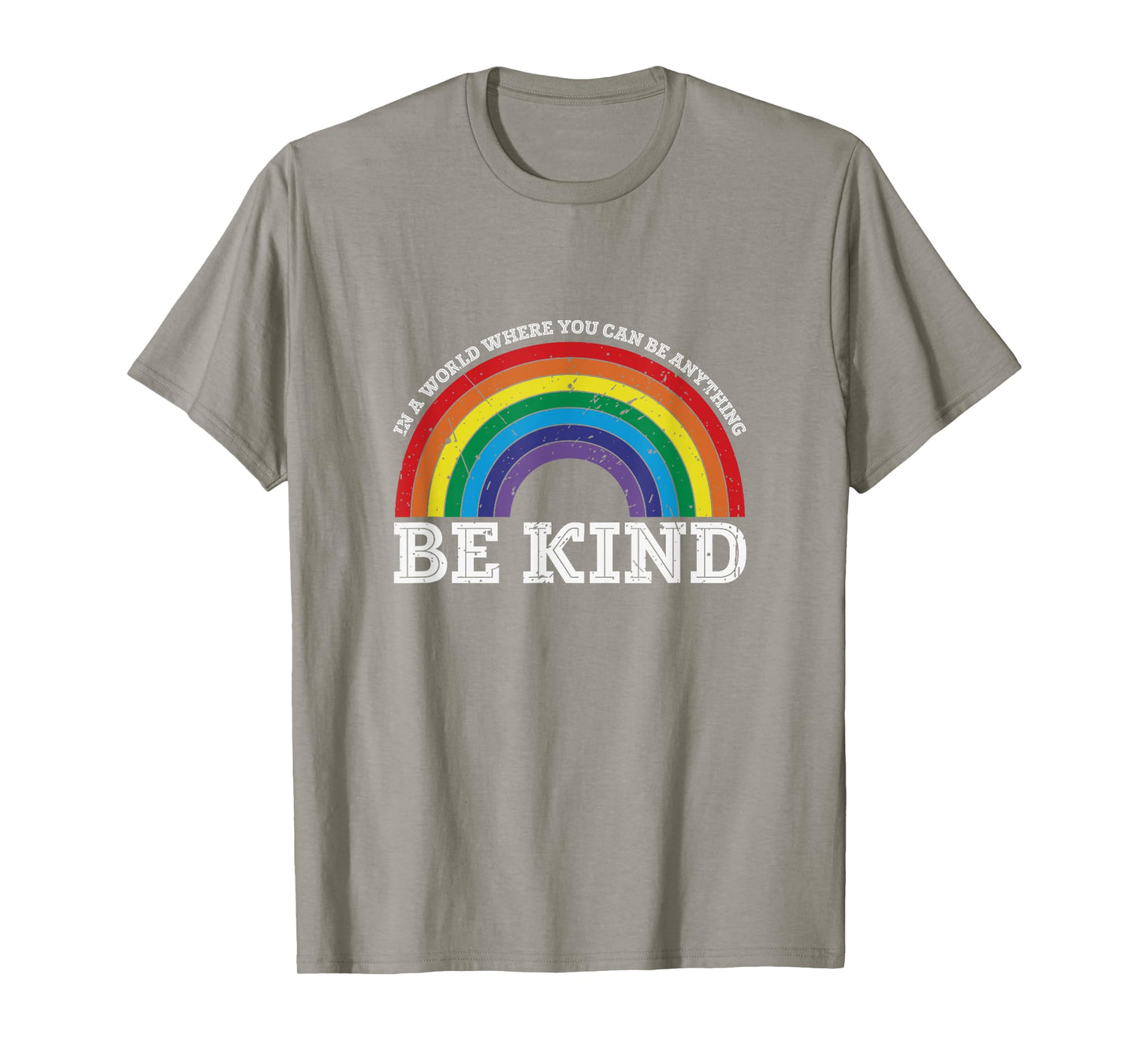 Pink Be Kind Rainbow Tee, Antibullying Kindness day Pink T-Shirt