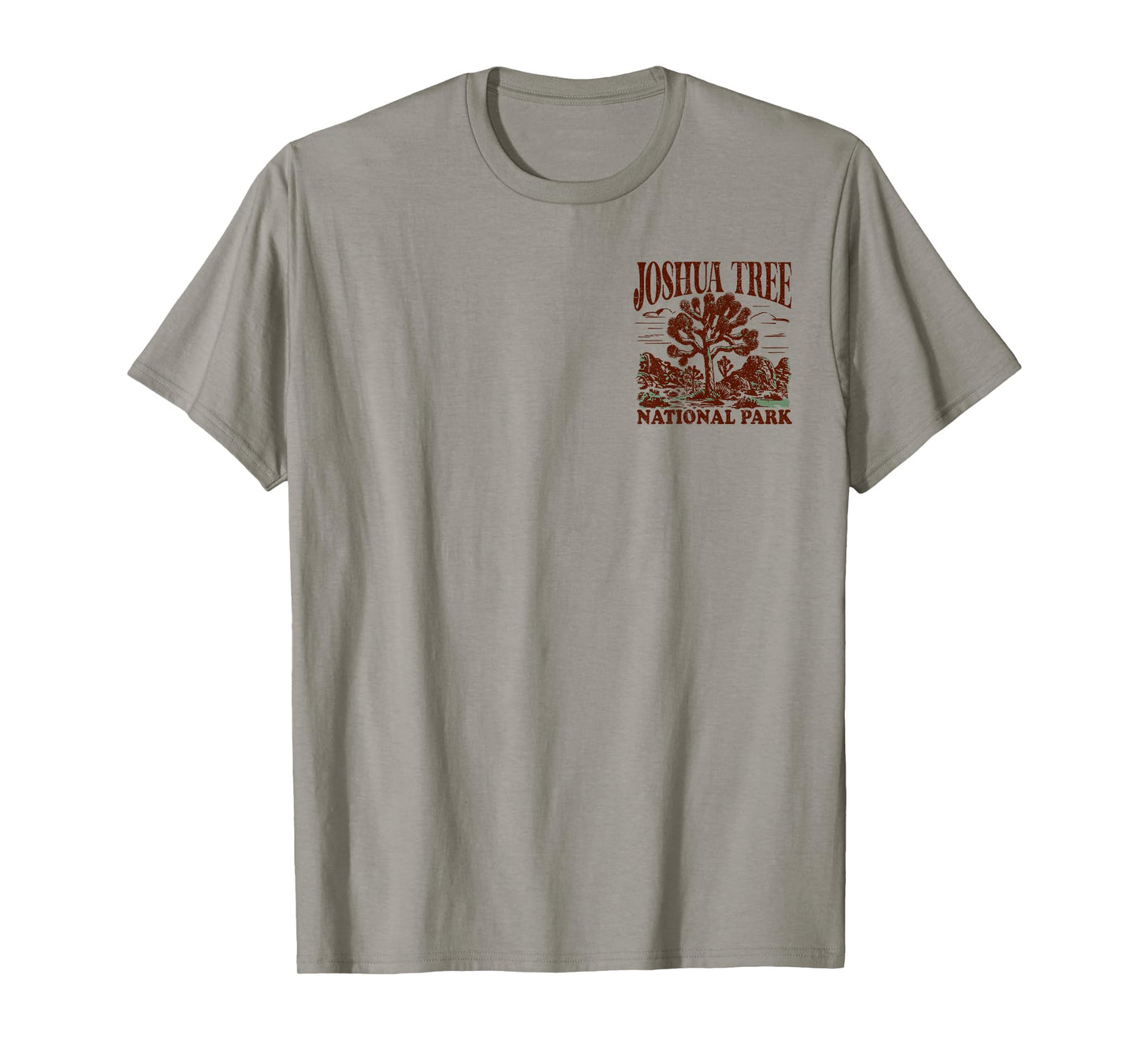Joshua Tree Vintage Distressed Front and Back T-Shirt