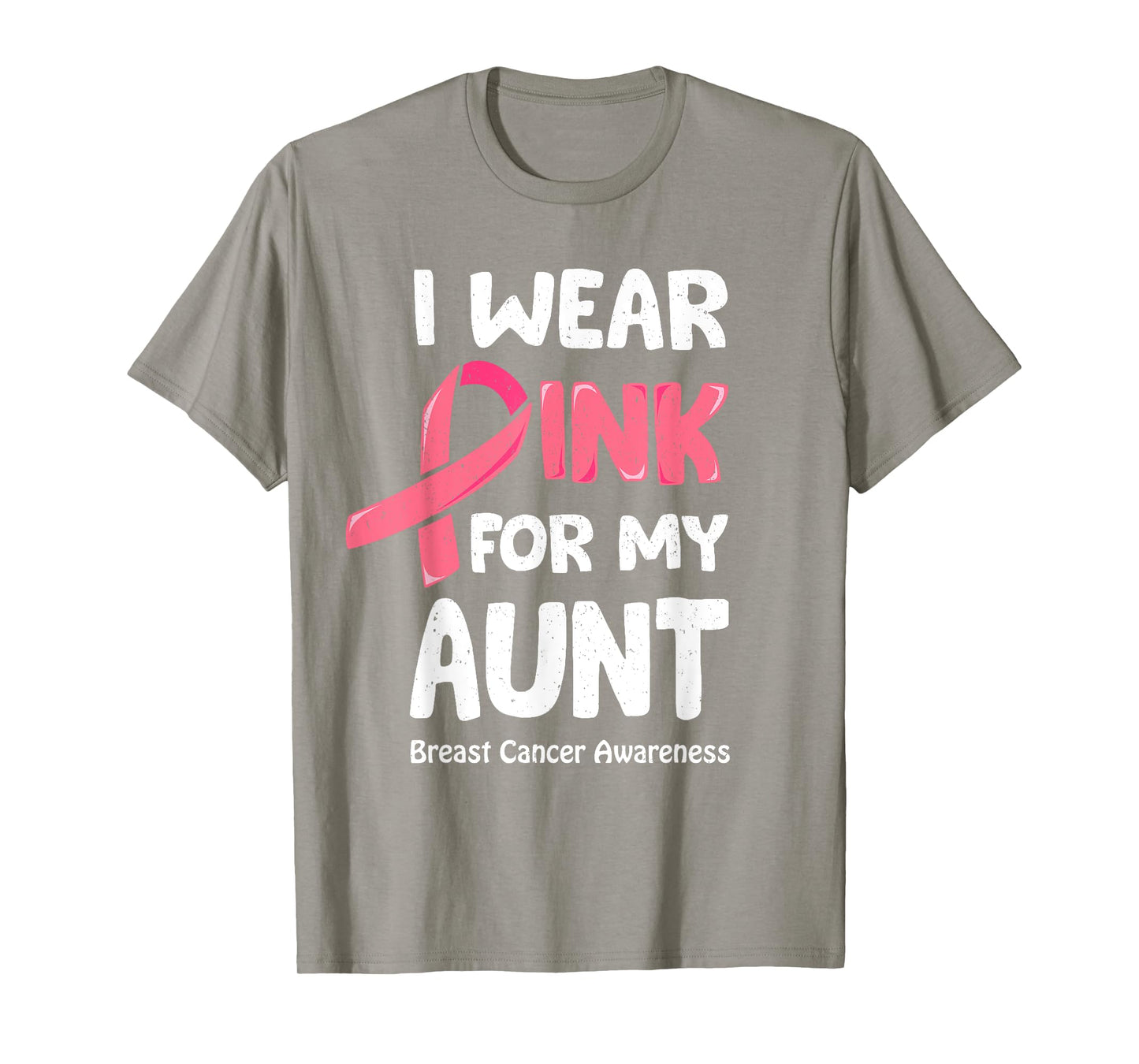 I Wear Pink For My Aunt Shirt, Breast Cancer Aunt TShirt T-Shirt