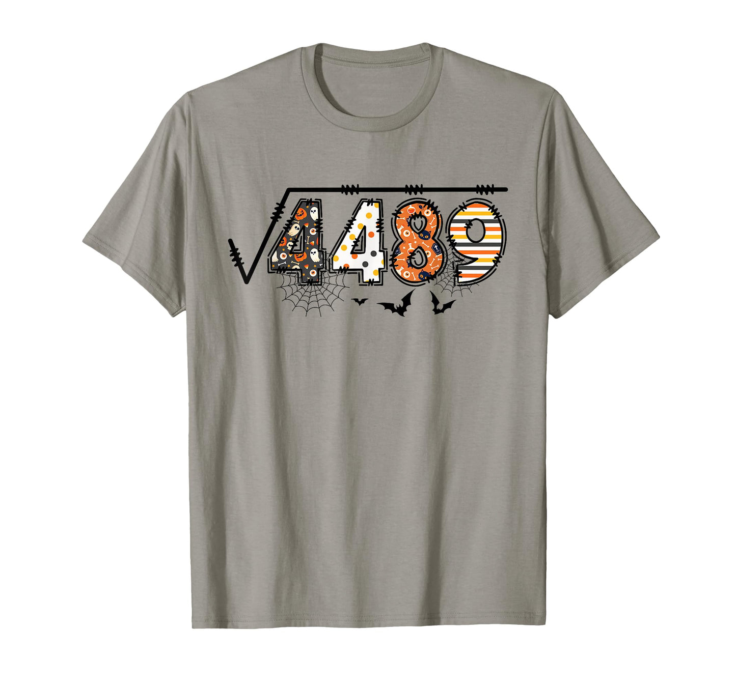 Funny 6 7 Square Root of 4489 Slang Math Teacher Halloween T-Shirt
