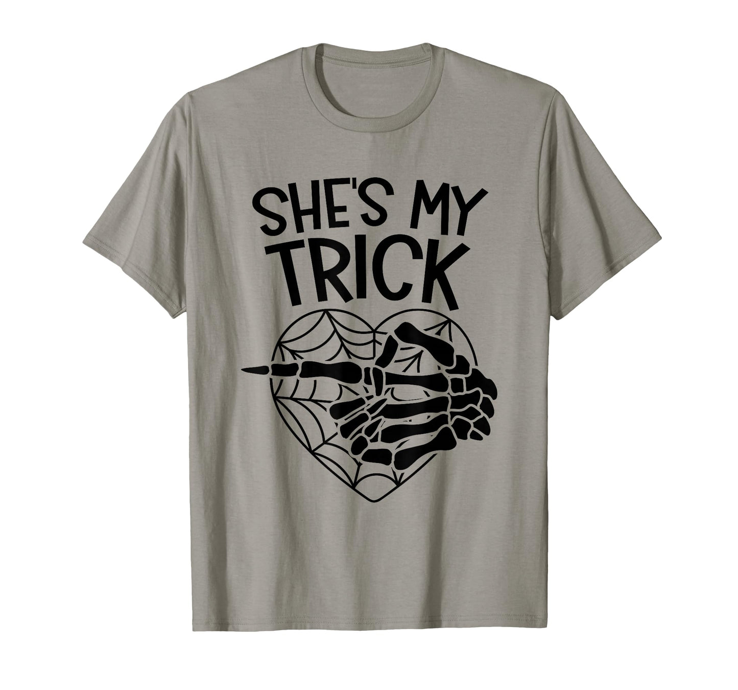 Sheβs My Trick Matching Couple Halloween Costume Boyfriend T-Shirt