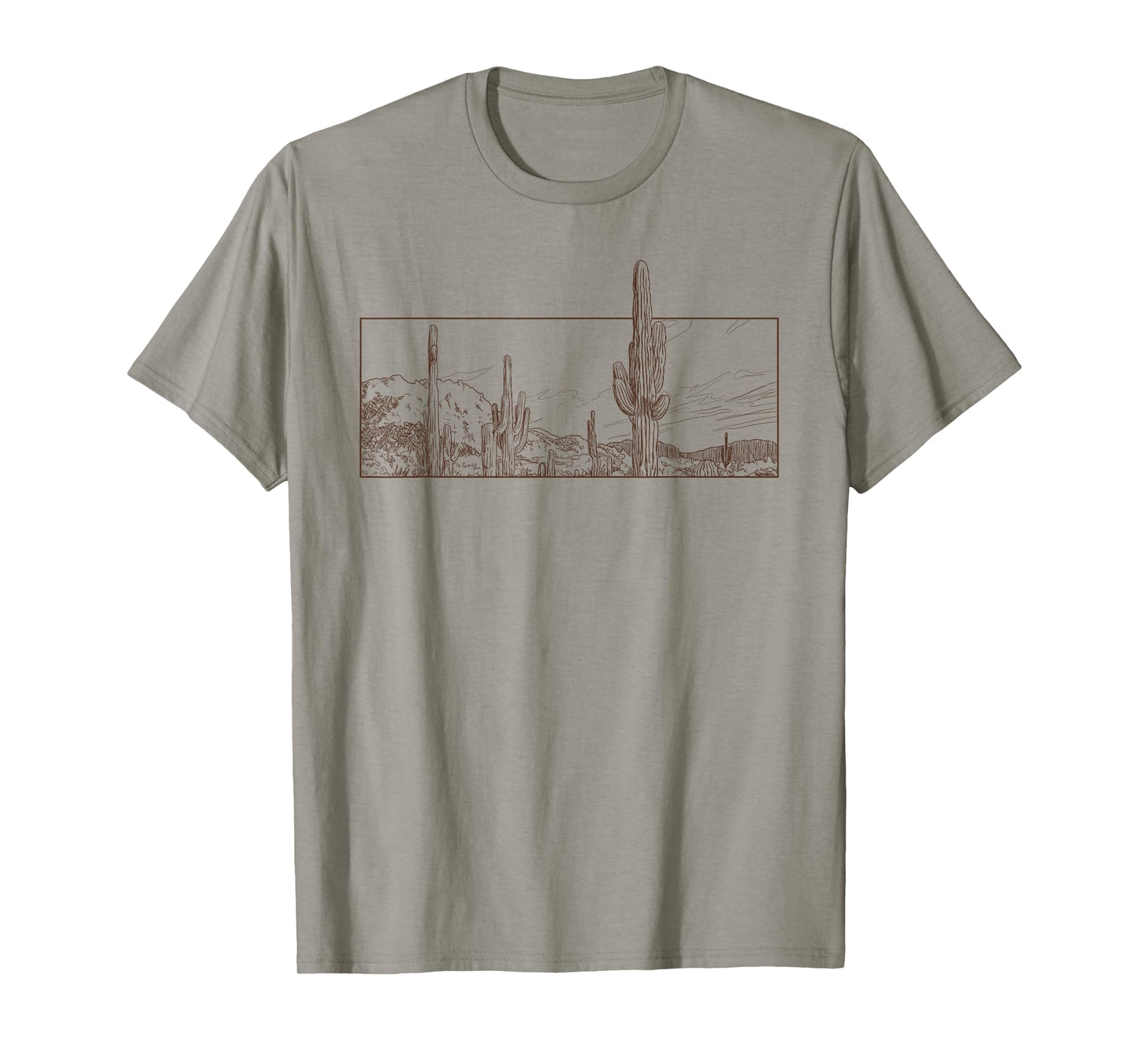 Desert Cactus scene tee shirt T-Shirt