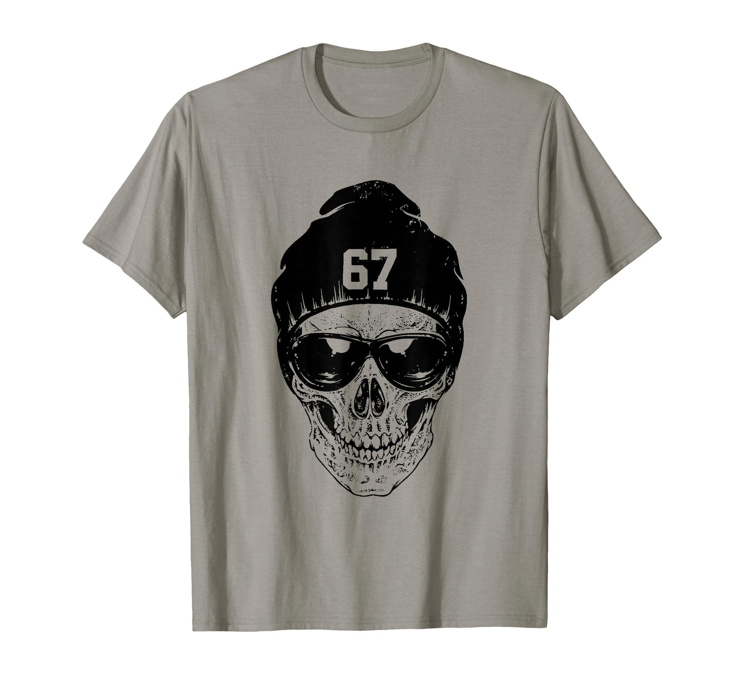 67 Skeleton Funny Six Seven Gen Alpha Halloween Meme T-Shirt
