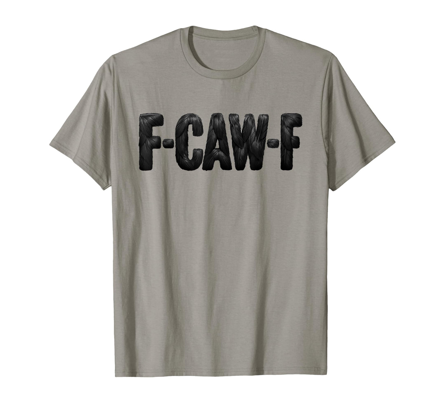 Funny F-Caw-F Black Crow Gothic Halloween Costume T-Shirt