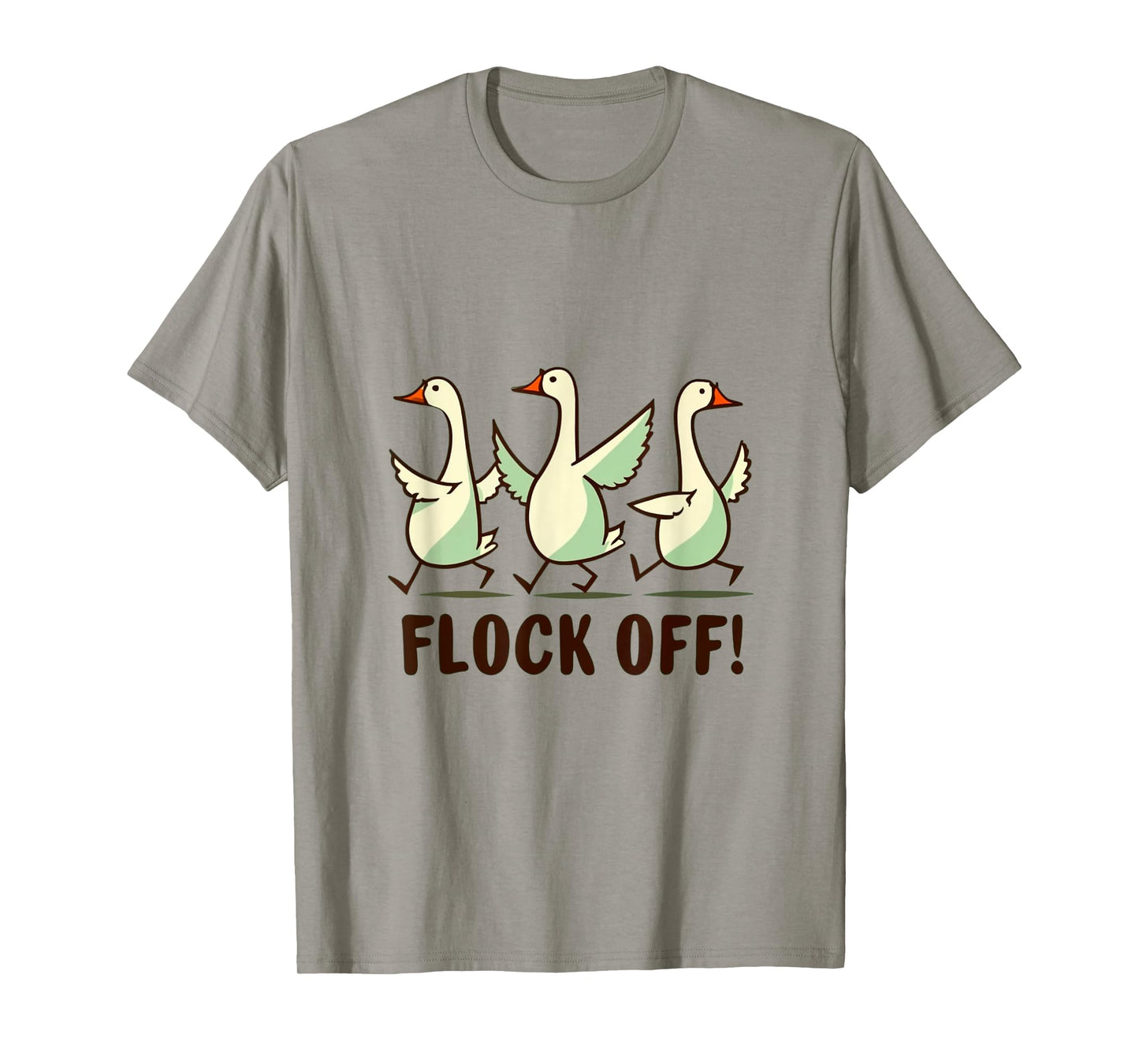 Flock off | funny | duck-meme | bird | flight | fly T-Shirt
