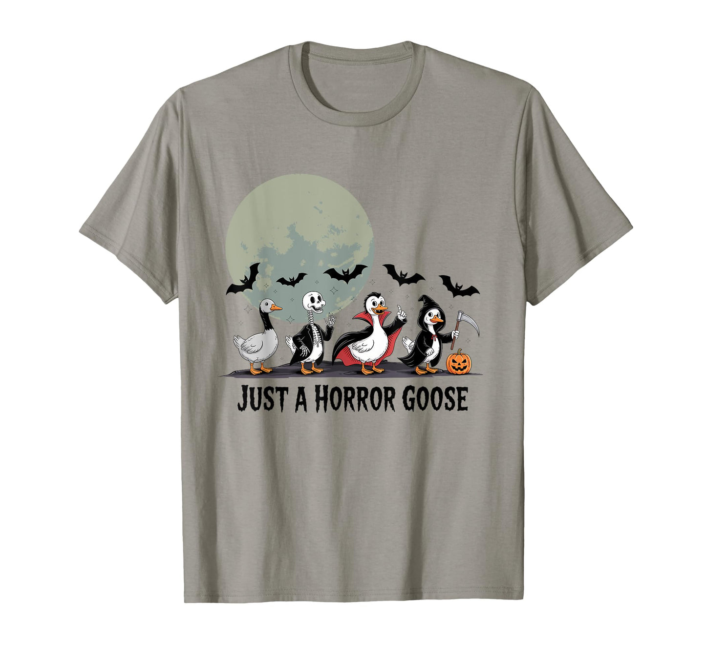 Just A Horror Goose Halloween T-Shirt