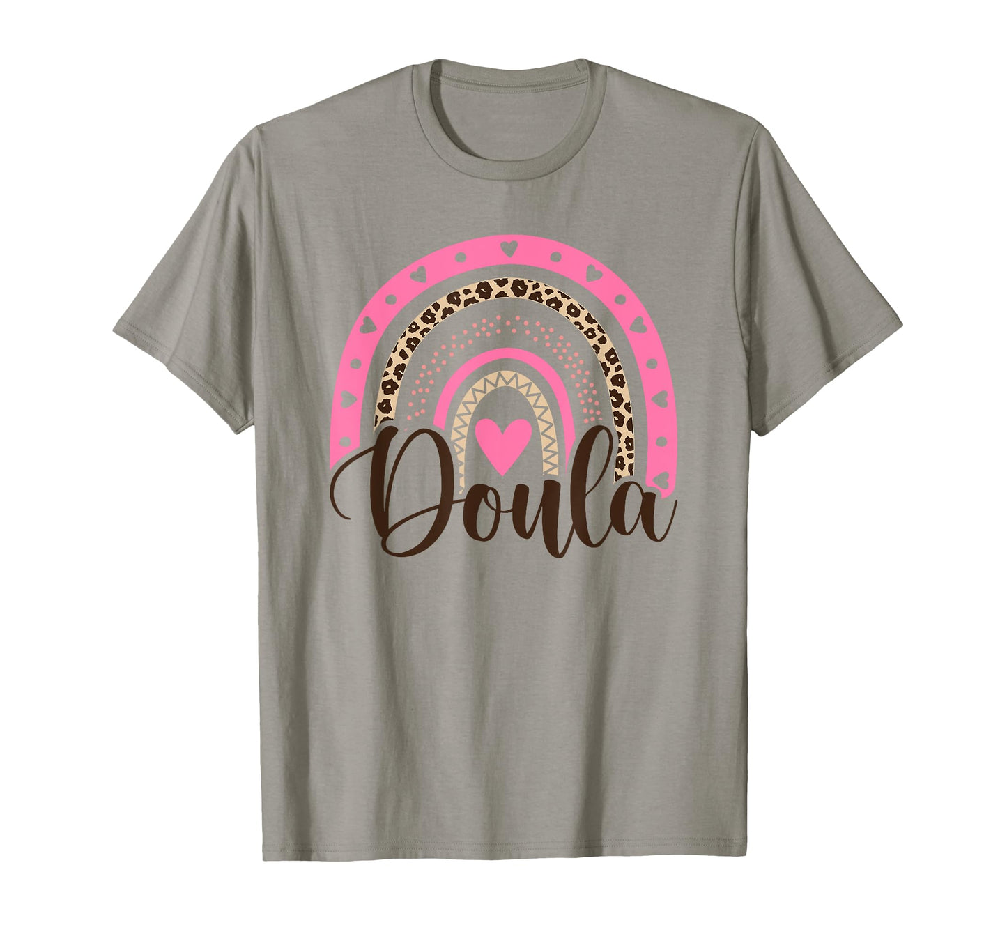 Doula Training Supplies & Midwifery Nurse C.o. Doula Bohemian Rainbow, Doula T-Shirt
