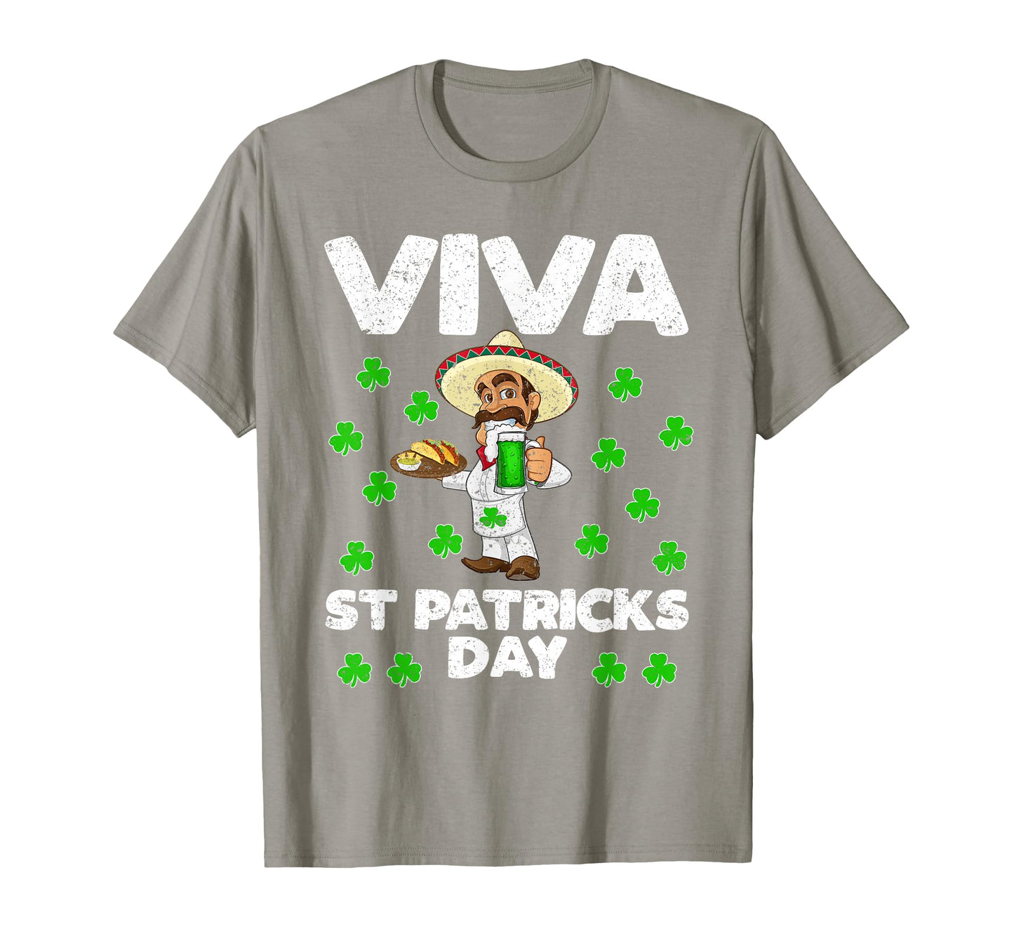 Viva St Patrick's Day Mexican gift, Beer tequila tacos drink T-Shirt