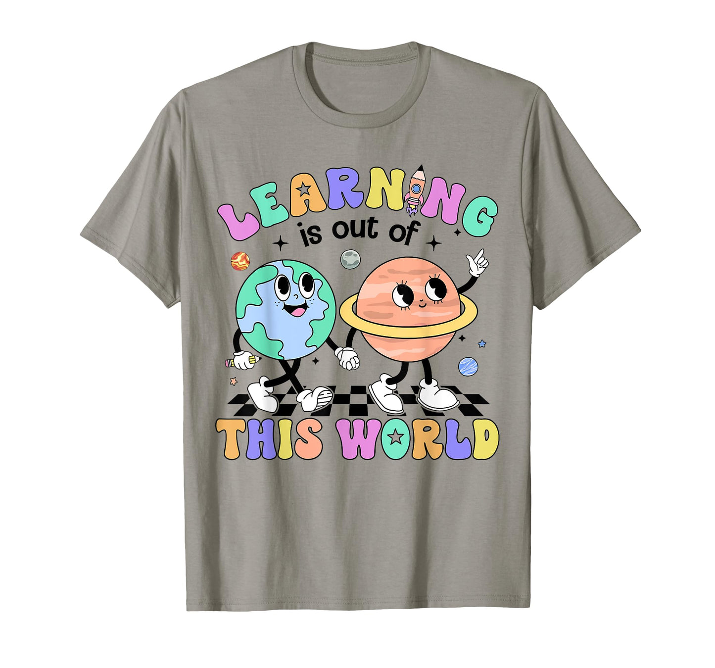 Learning Is Out Of This First Day Of School Teacher Student T-Shirt
