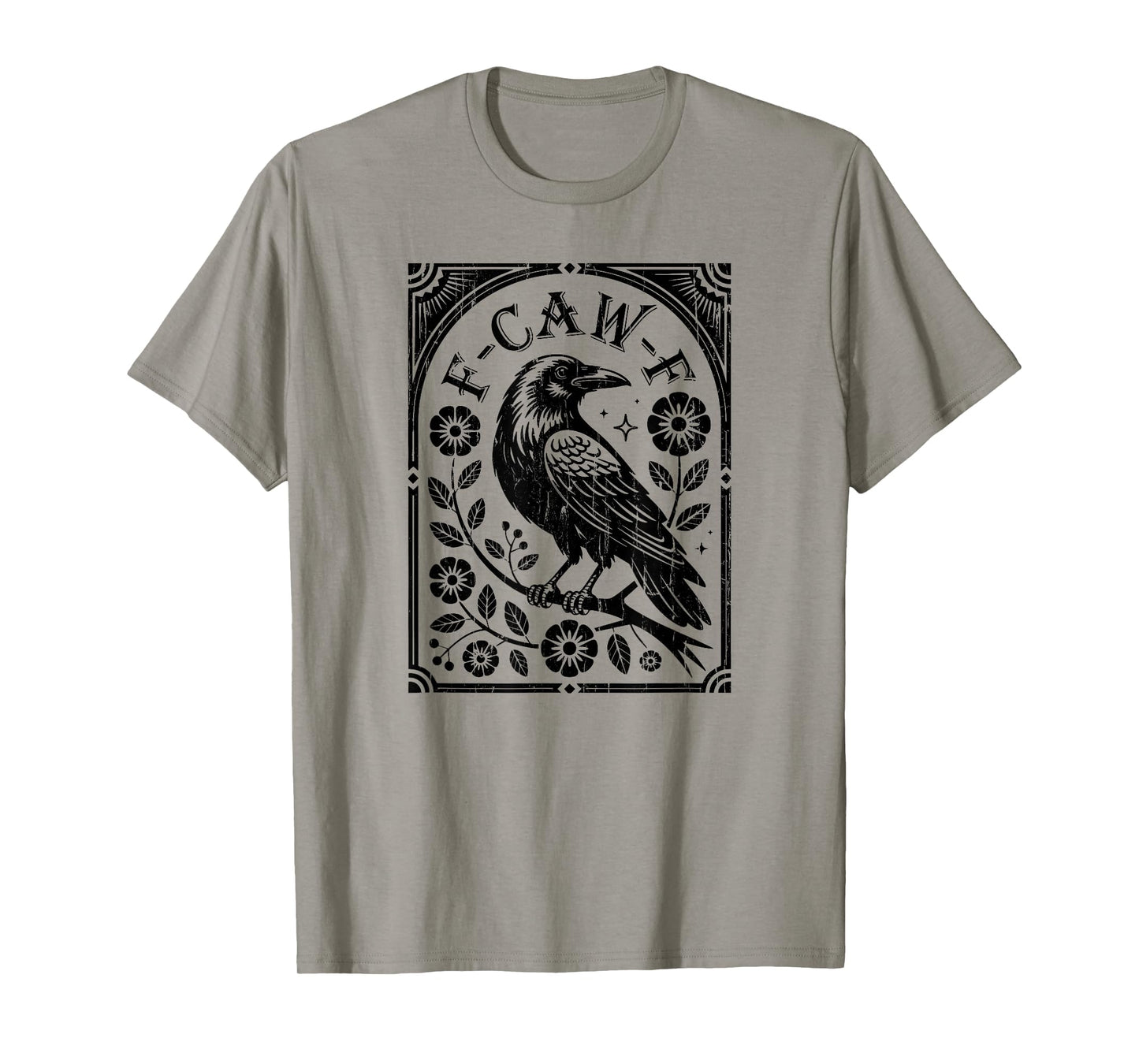 F-Caw-F Crow, Black Crow, Raven Lover, Funny Crow T-Shirt