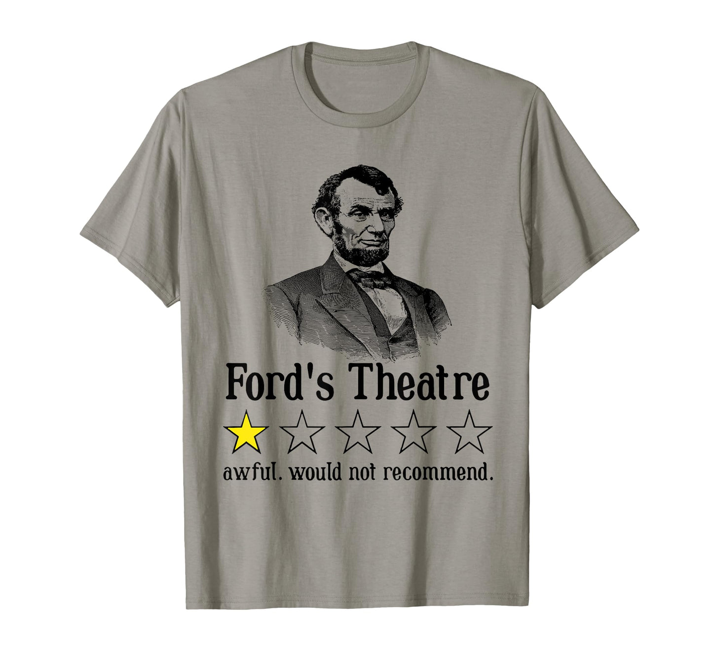 Abraham Lincoln Ford's Theatre Rating T-Shirt