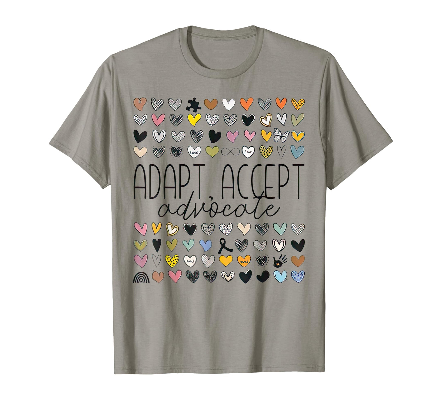 Support Autism Awareness Adapt Accept Advocate T-Shirt