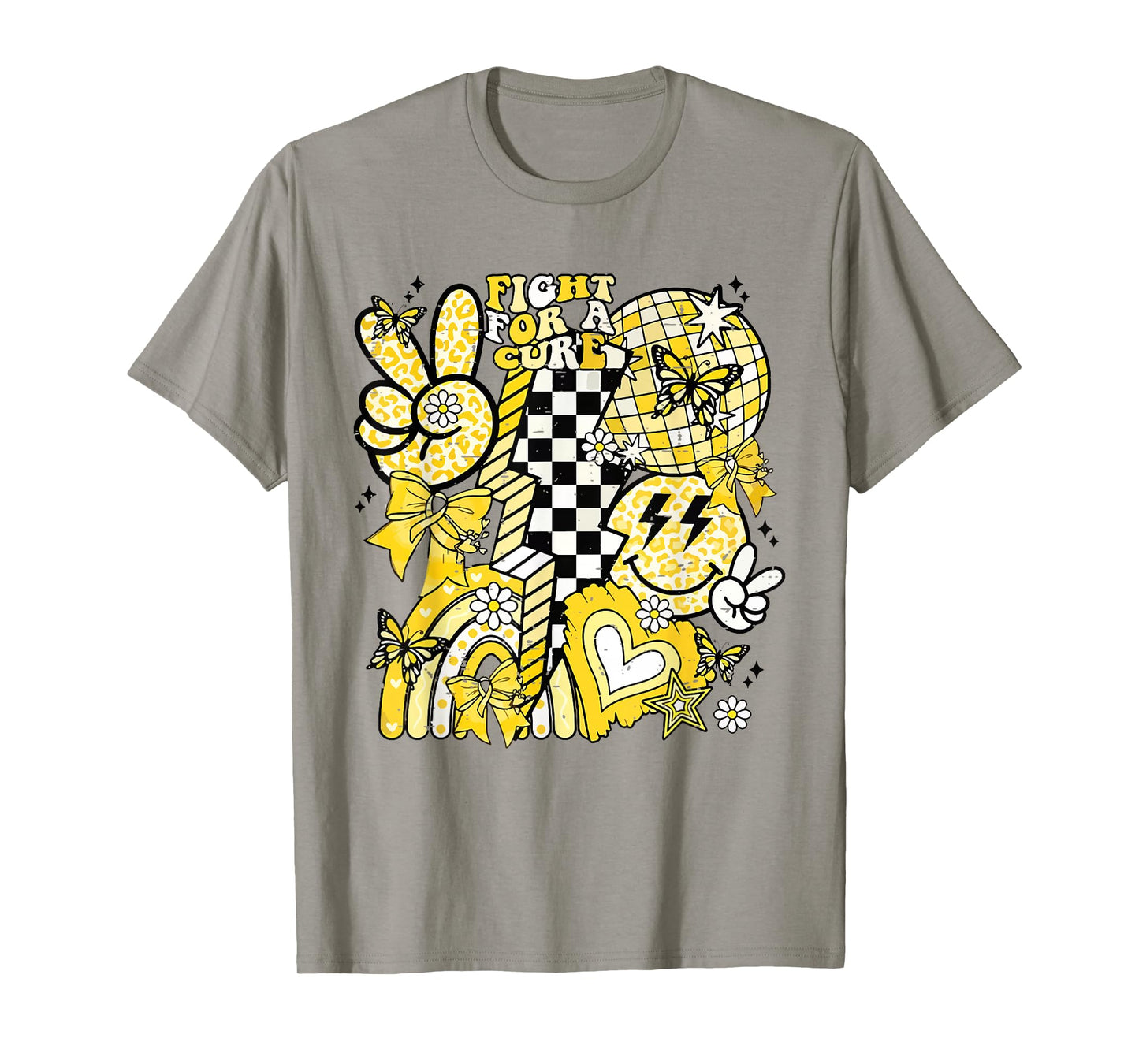 Fight for A Cure in September We Wear Gold Childhood Cancer T-Shirt