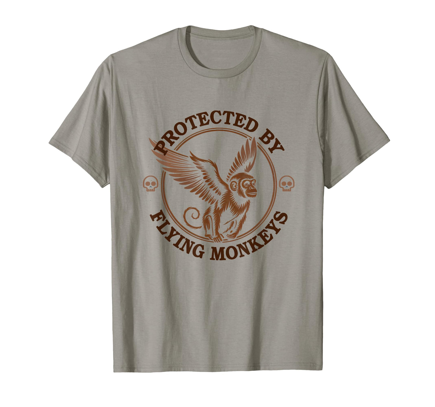 Funny Mom Protected by Flying Monkeys Security Wizard Creepy T-Shirt