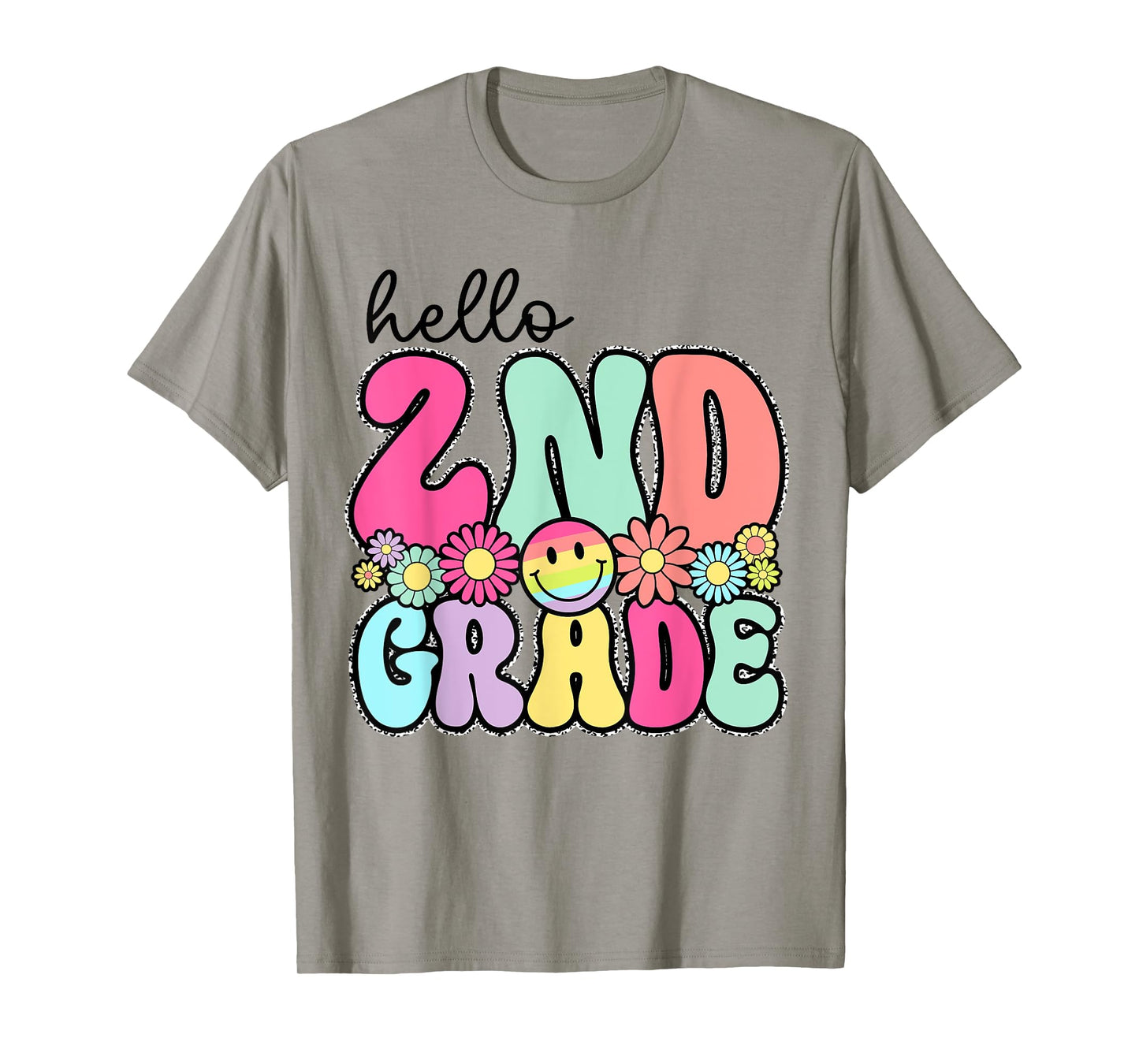 Hello 2nd Grade First Day Back To School Teachers Girls Kids T-Shirt