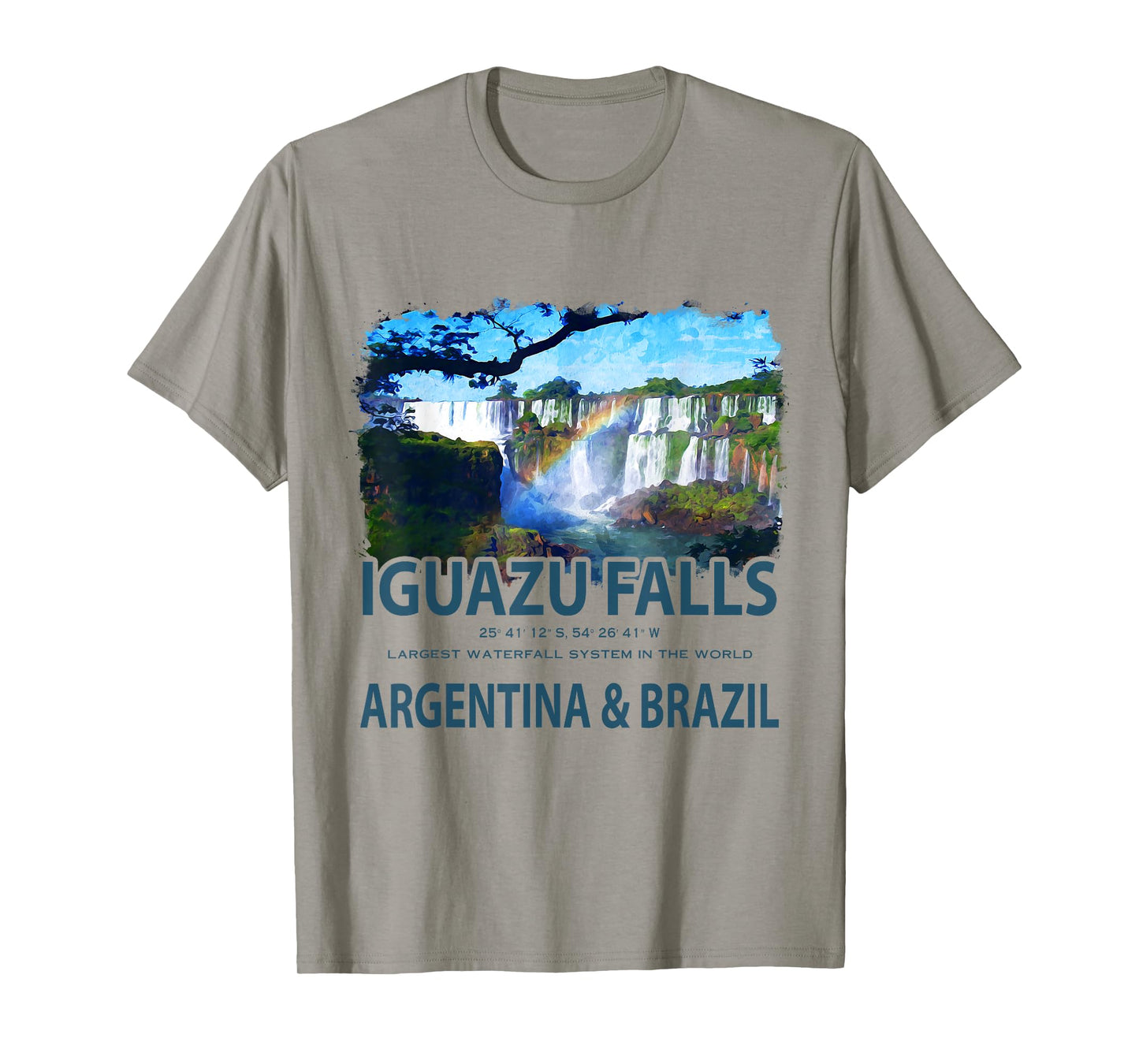 Iguazรบ Waterfall Travel Iguazu Falls Brazil Argentina T-Shirt