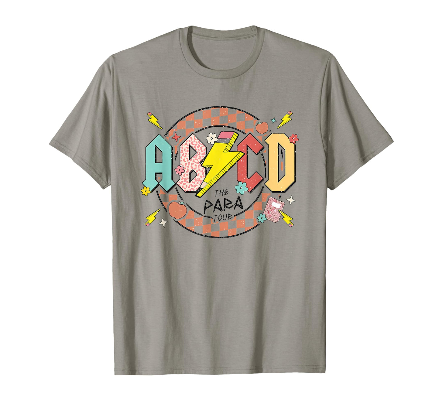 The Para Tour ABCD Pencil Lightning Bolt Parapro End of Year T-Shirt