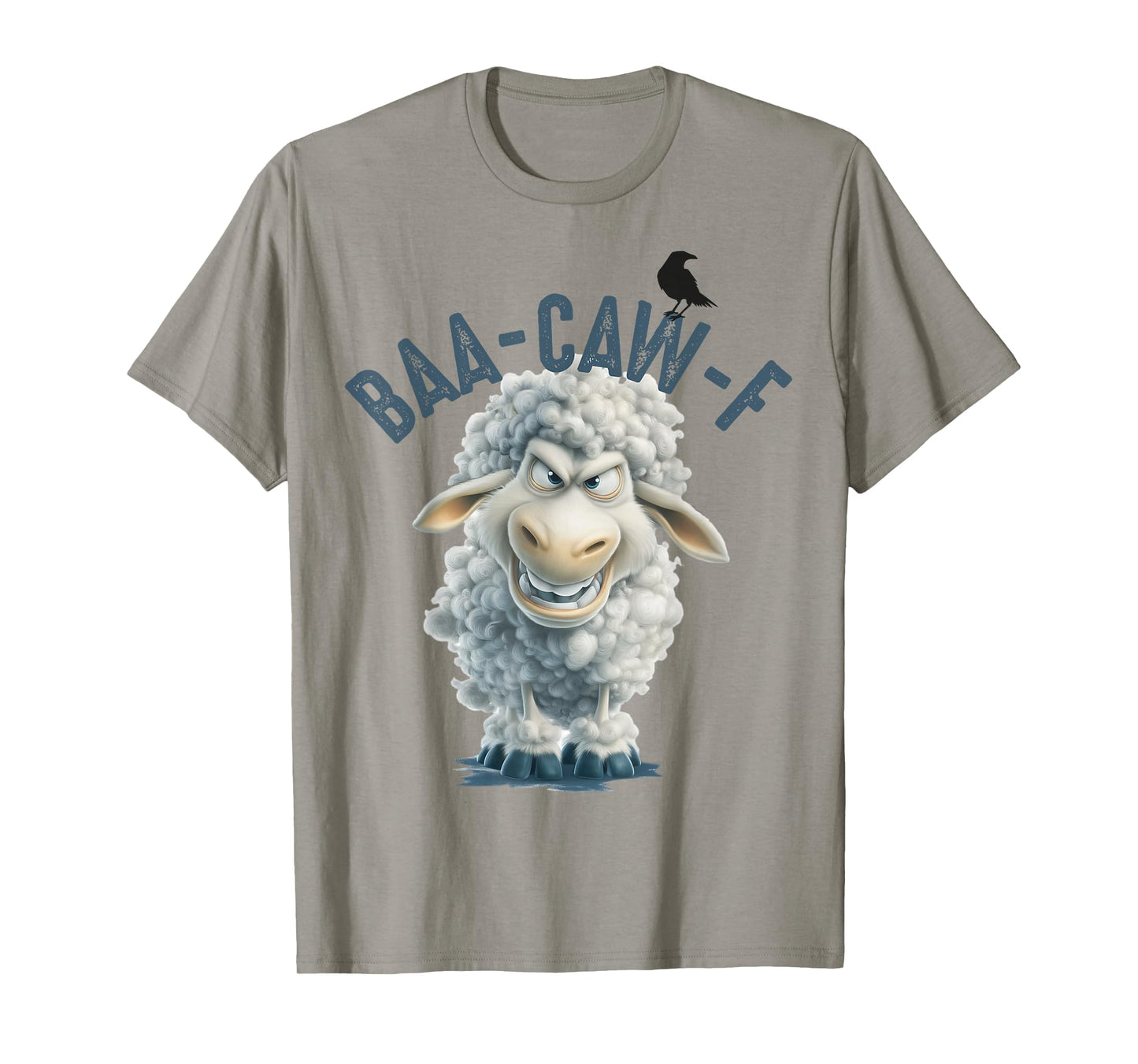 Funny Back Off β Sheep Baa + Crow Caw Pun Tee for Introverts T-Shirt