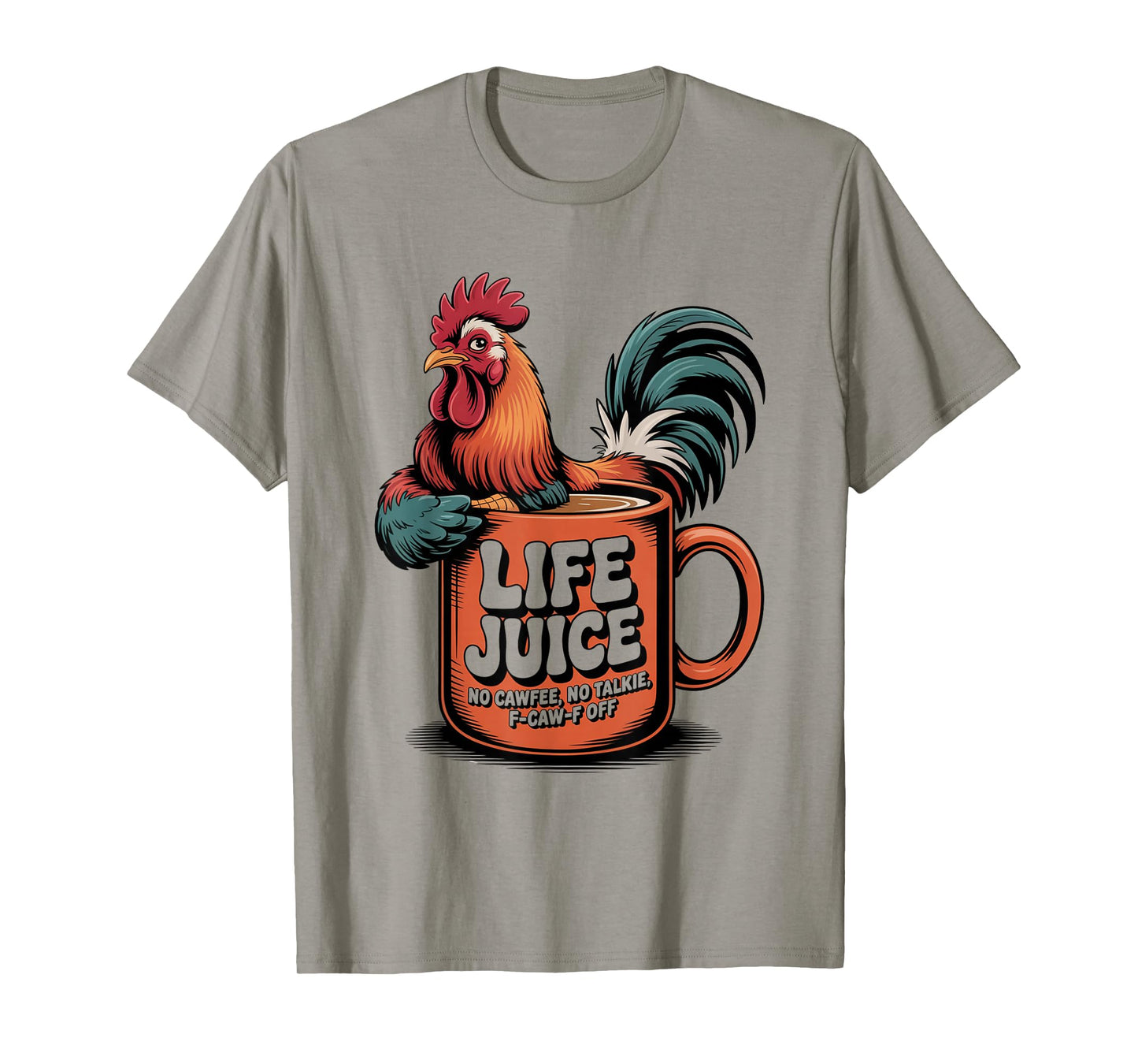 Funny Coffee Lover F-CAW-F Cawfee T-Shirt