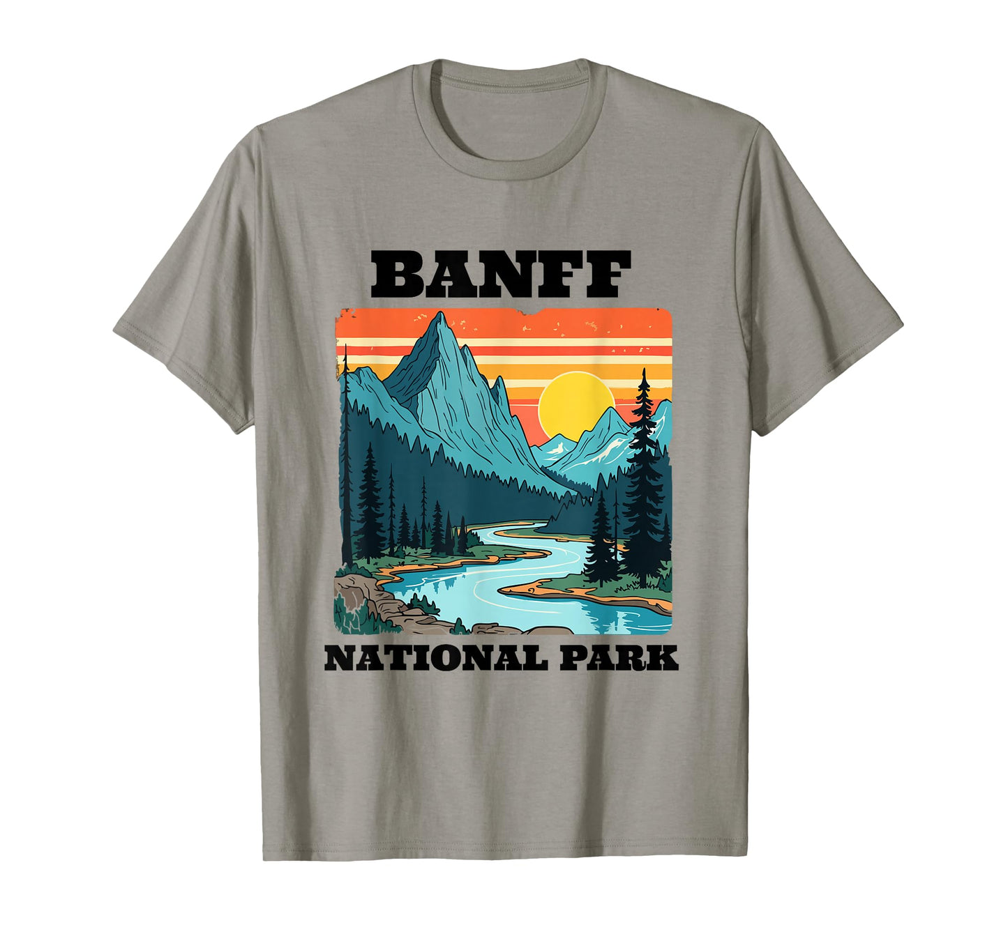 banff souvenir reminder Canadian national park men women T-Shirt