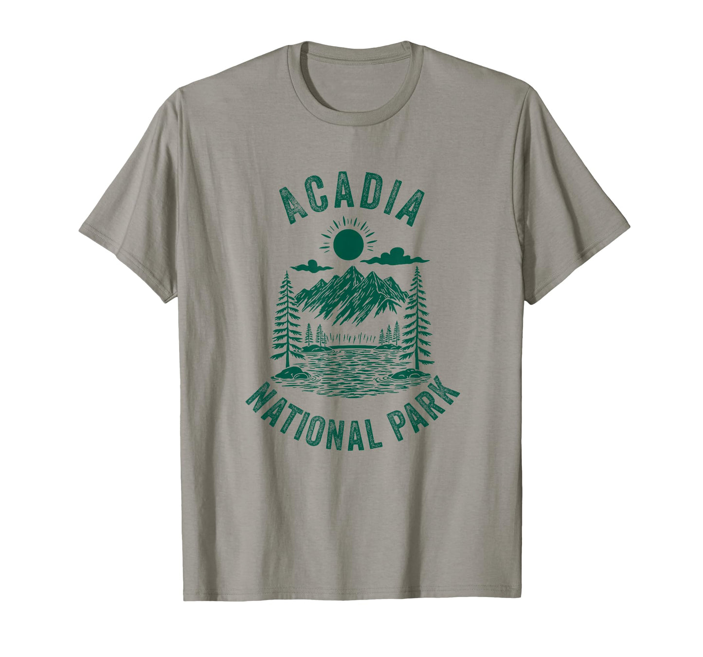Acadia National Park Souvenir Maine Retro for Men Women Kid T-Shirt
