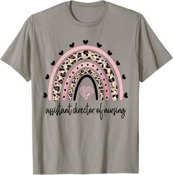 Nursing Assistant Director Of Nursing Rainbow T-Shirt