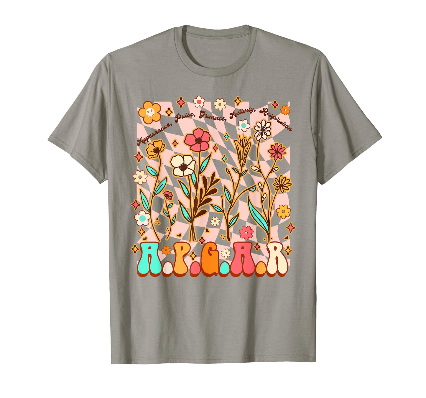 Appearance Pulse Midwife L&D Nurse Mother Baby Nurse APGAR T-Shirt
