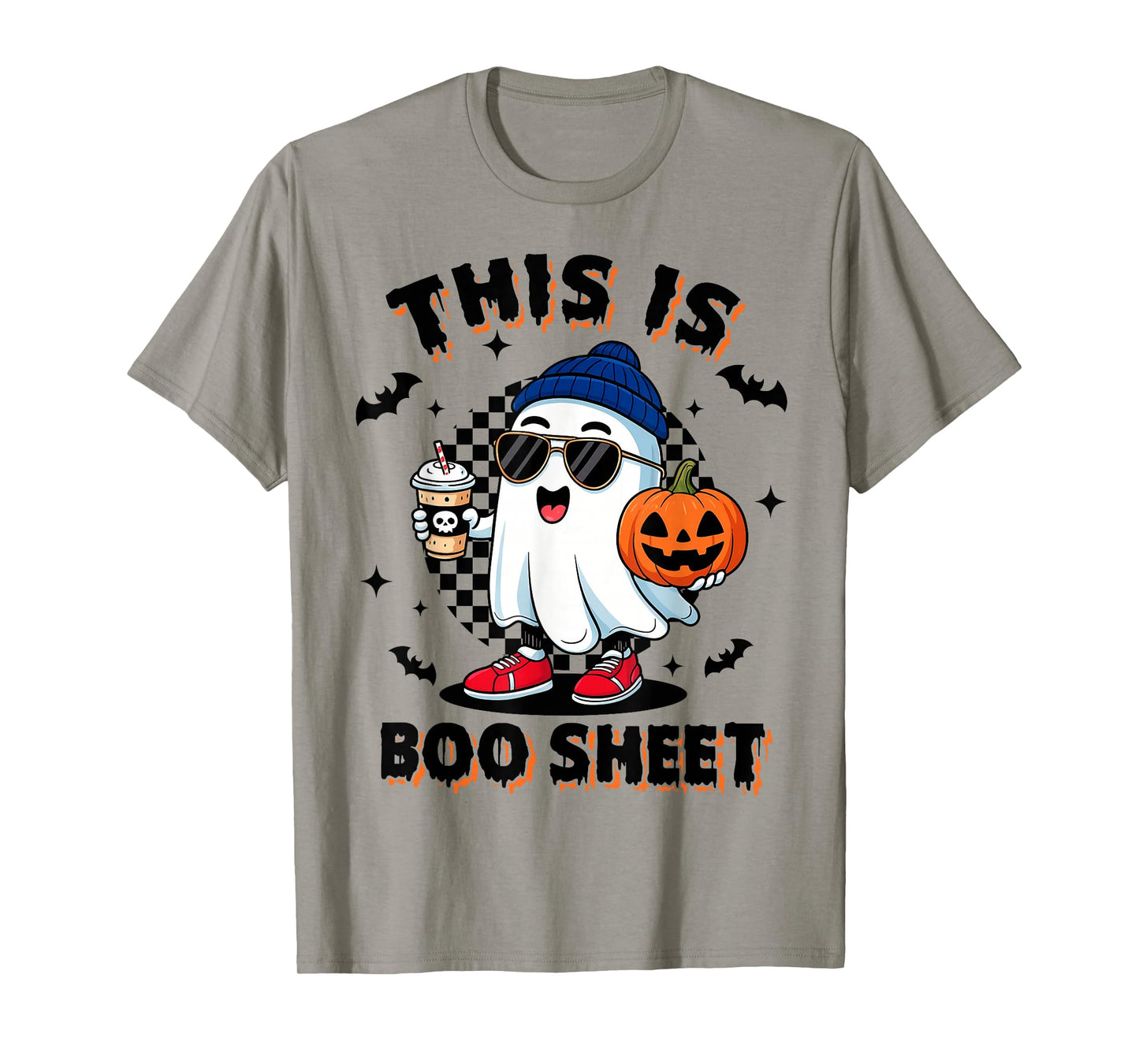 This is Boo Sheet Boo Ghost Halloween Men Women Kids T-Shirt