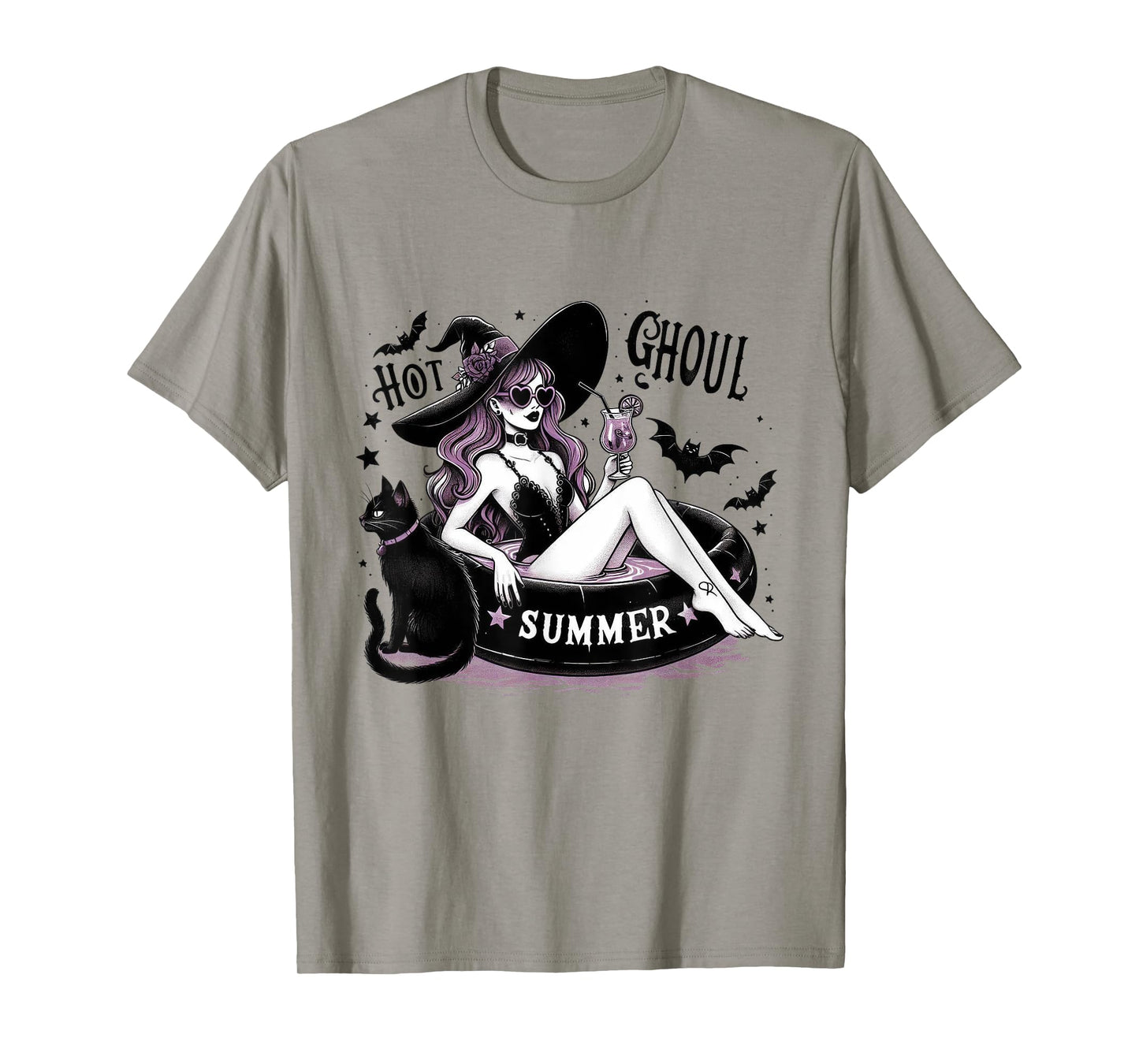 Hot Ghoul Summer Halloween Witch Party Costume T-Shirt