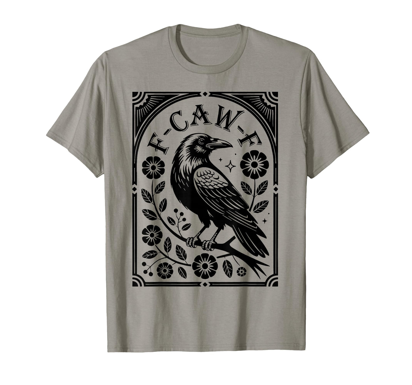 Halloween F-CAW-F Gothic Crow T-Shirt