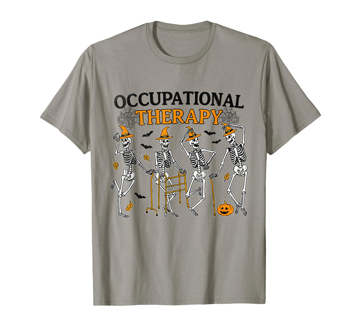 Dancing Skeleton Occupational Therapy Halloween OT Therapist T-Shirt