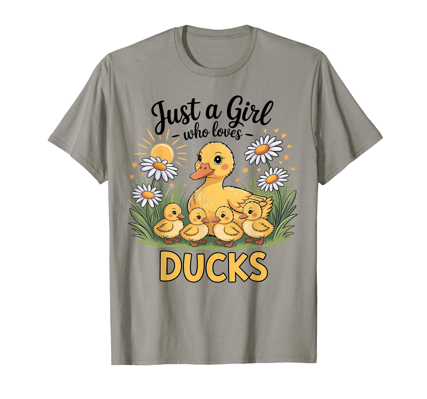 Just A Girl Who Loves Ducks Cute T-Shirt