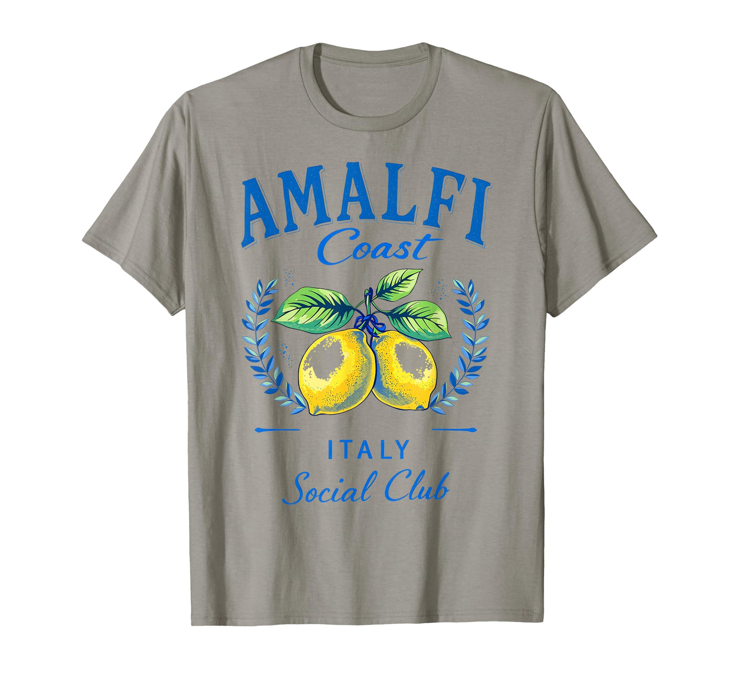 Amalfi Coast Social Club Italy Lemon Retro Summer Vacation T-Shirt
