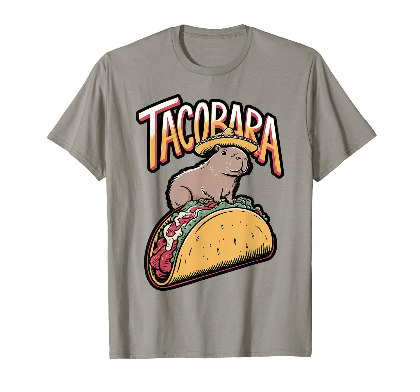Tacobara Cute Capybara Taco Joke T-Shirt
