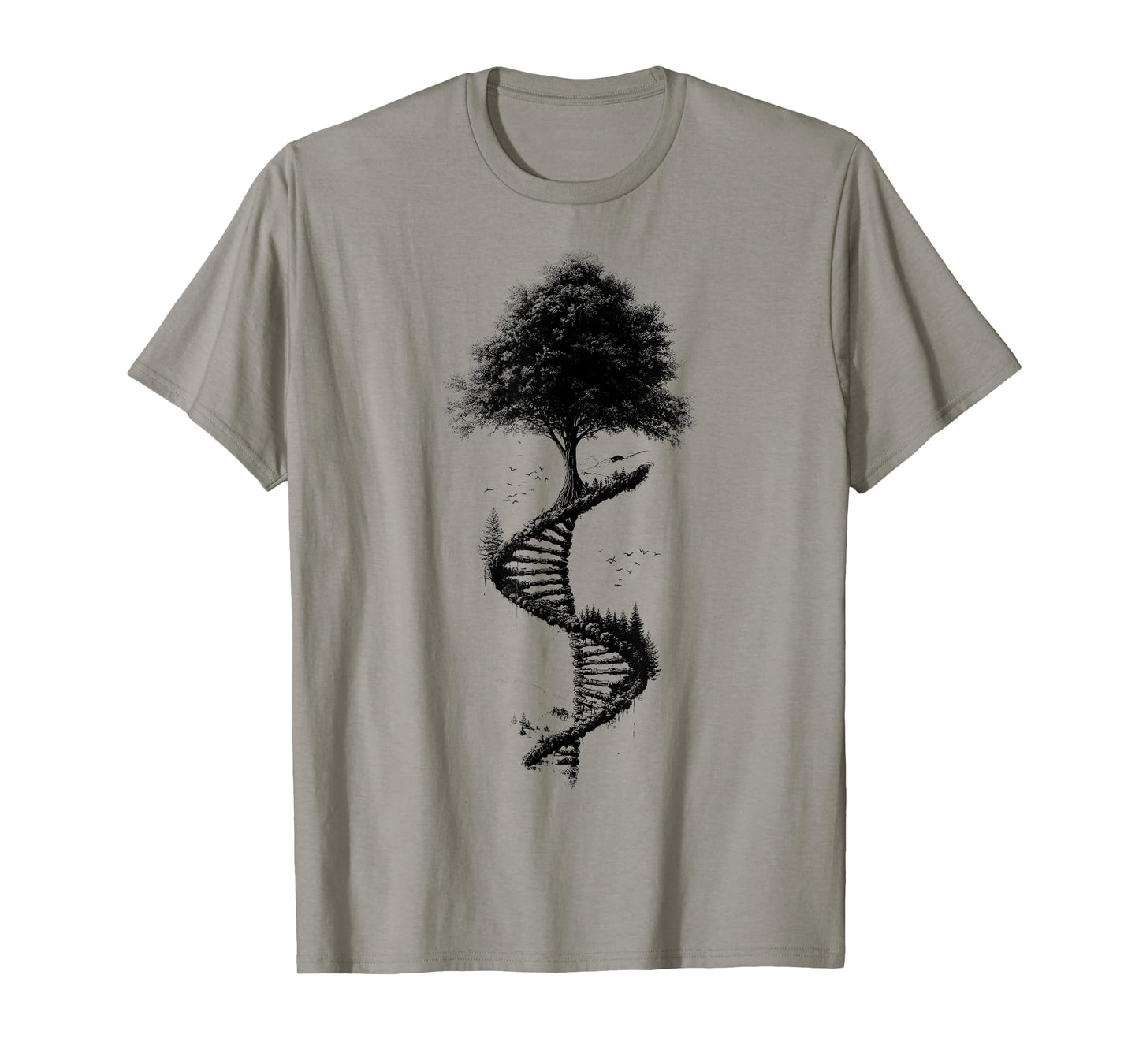 Tree DNA Nature Symbolic Artistic Surreal Graphic T-Shirt