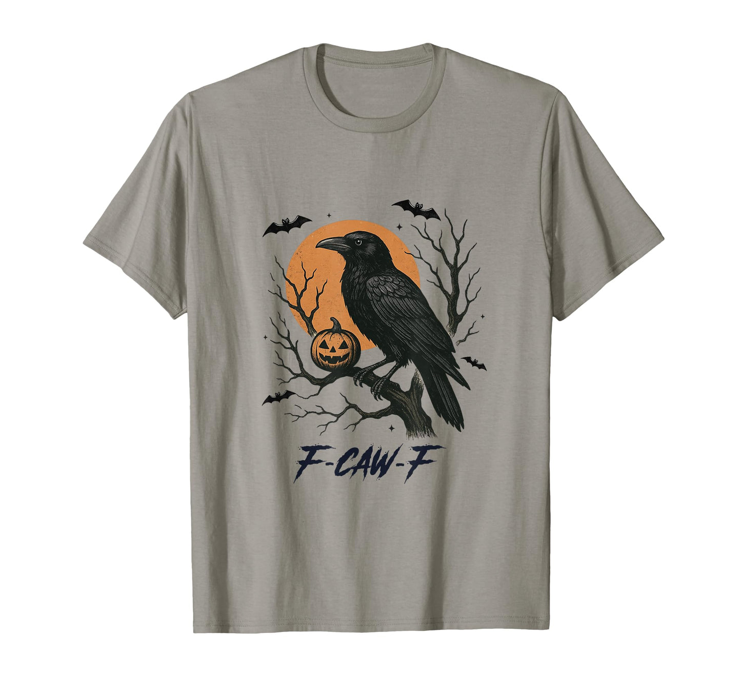 F-CAW-F Crow & Pumpkin Halloween Shirt T-Shirt