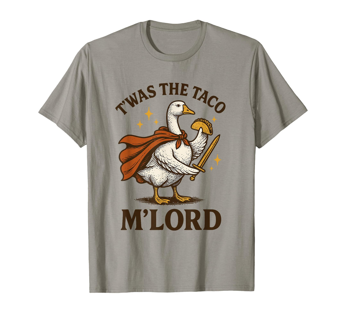 Funny Meme TWAS The Taco M Lord Silly Goose Graphic Tee Kids T-Shirt