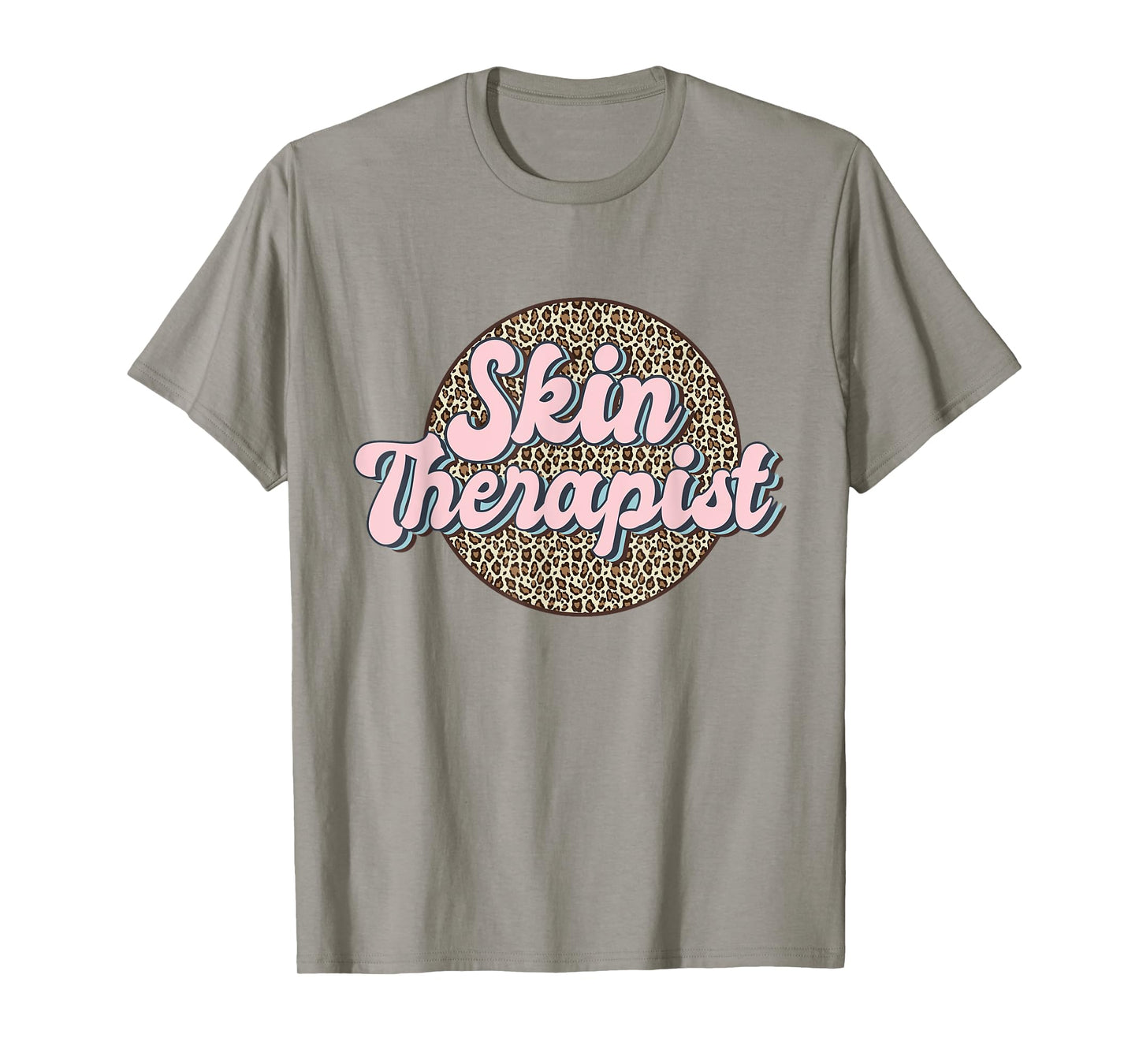 Skin Therapist Esthetician Leopard Skincare T-Shirt