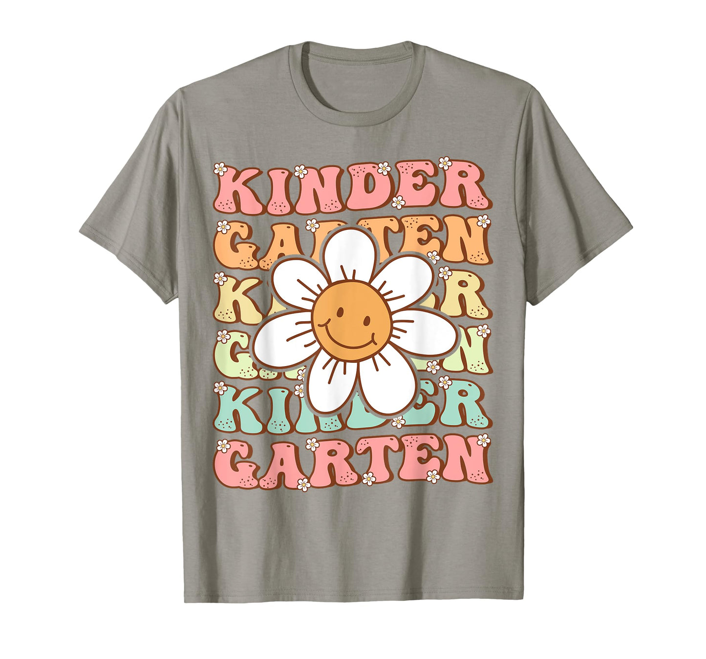 Groovy Kindergarten Back To School First Day of Kindergarten T-Shirt