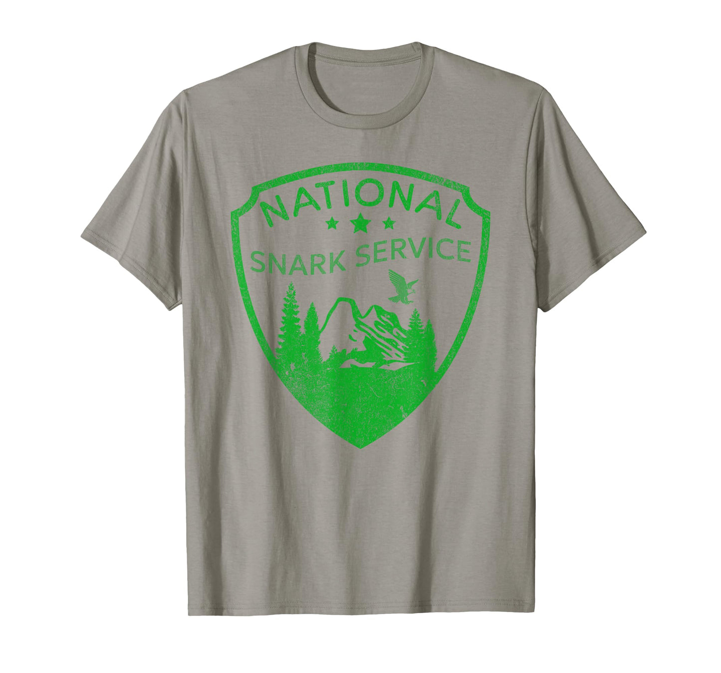 NATIONAL SNARK SERVICE Sarcasm Parks Logo Snarky Sarcastic T-Shirt
