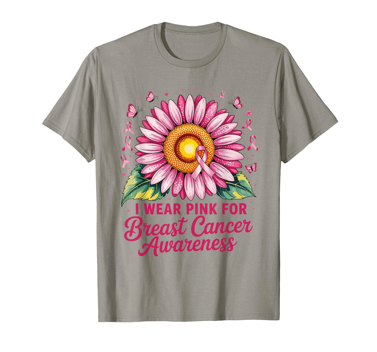 I Wear Pink For Breast Cancer Awareness T-Shirt