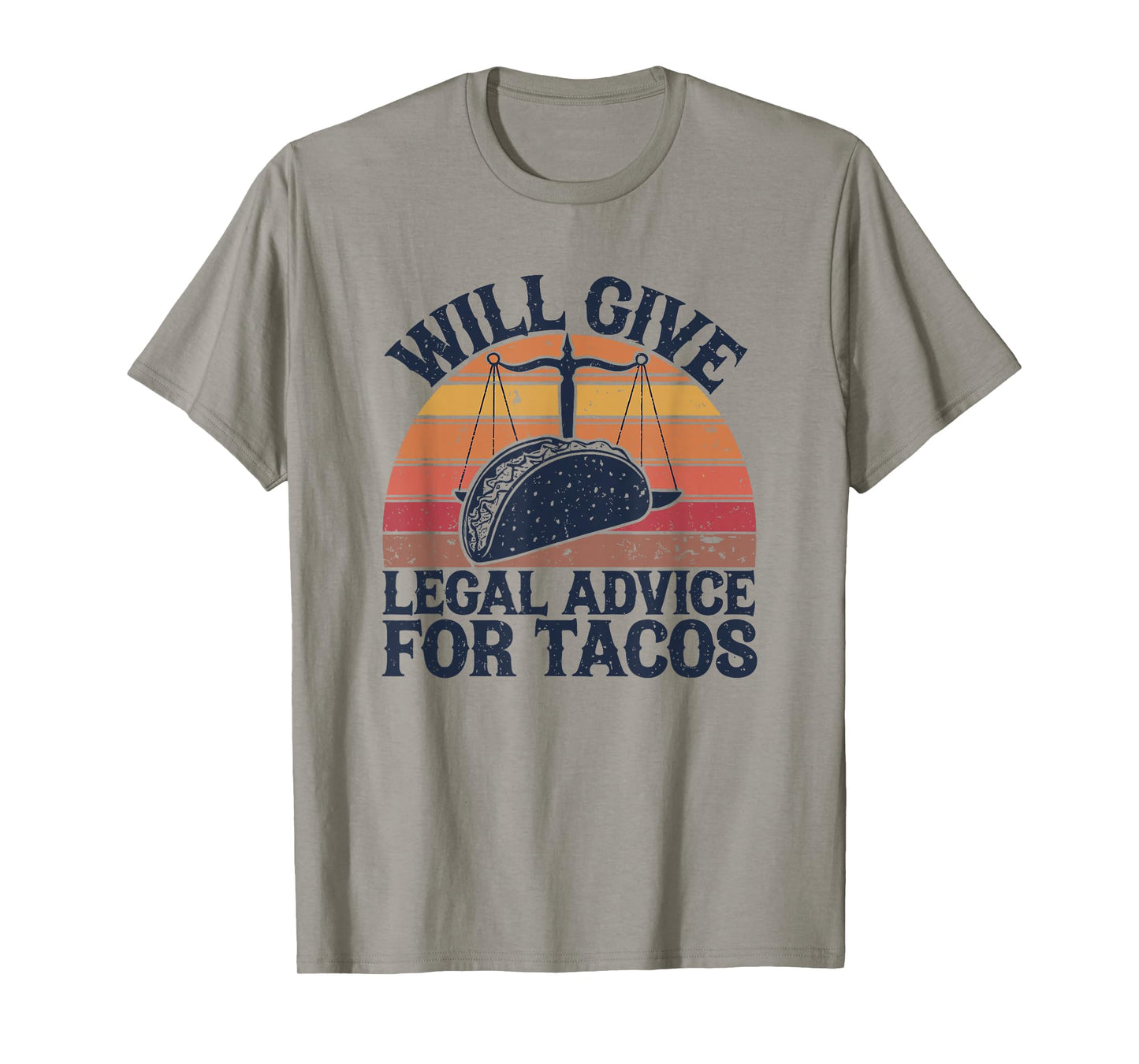 Paralegal Taco Meme Court Humor Retro Vintage T-Shirt