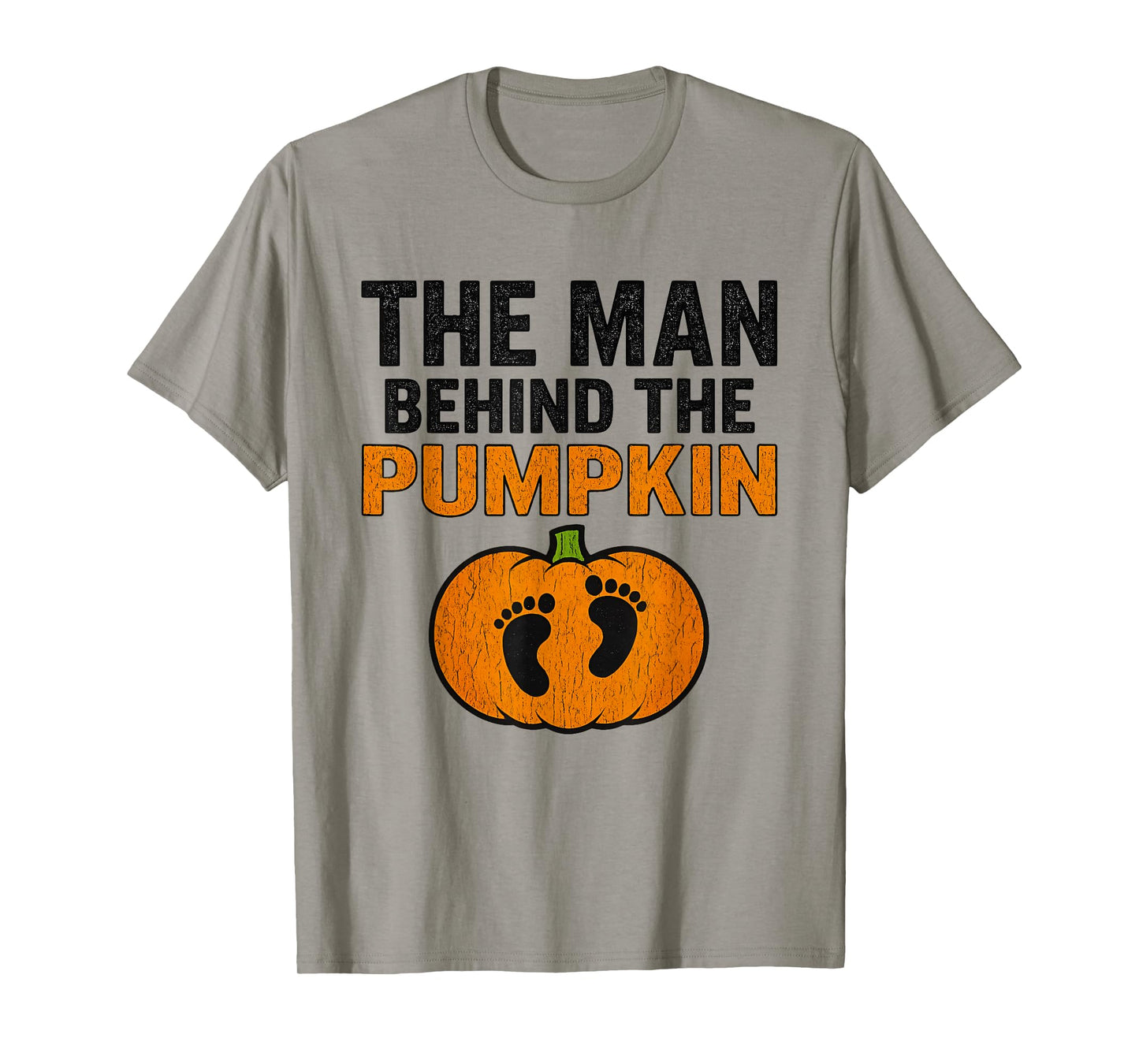 Pregnancy Announcement Dad Pumpkin Halloween Costume Funny T-Shirt