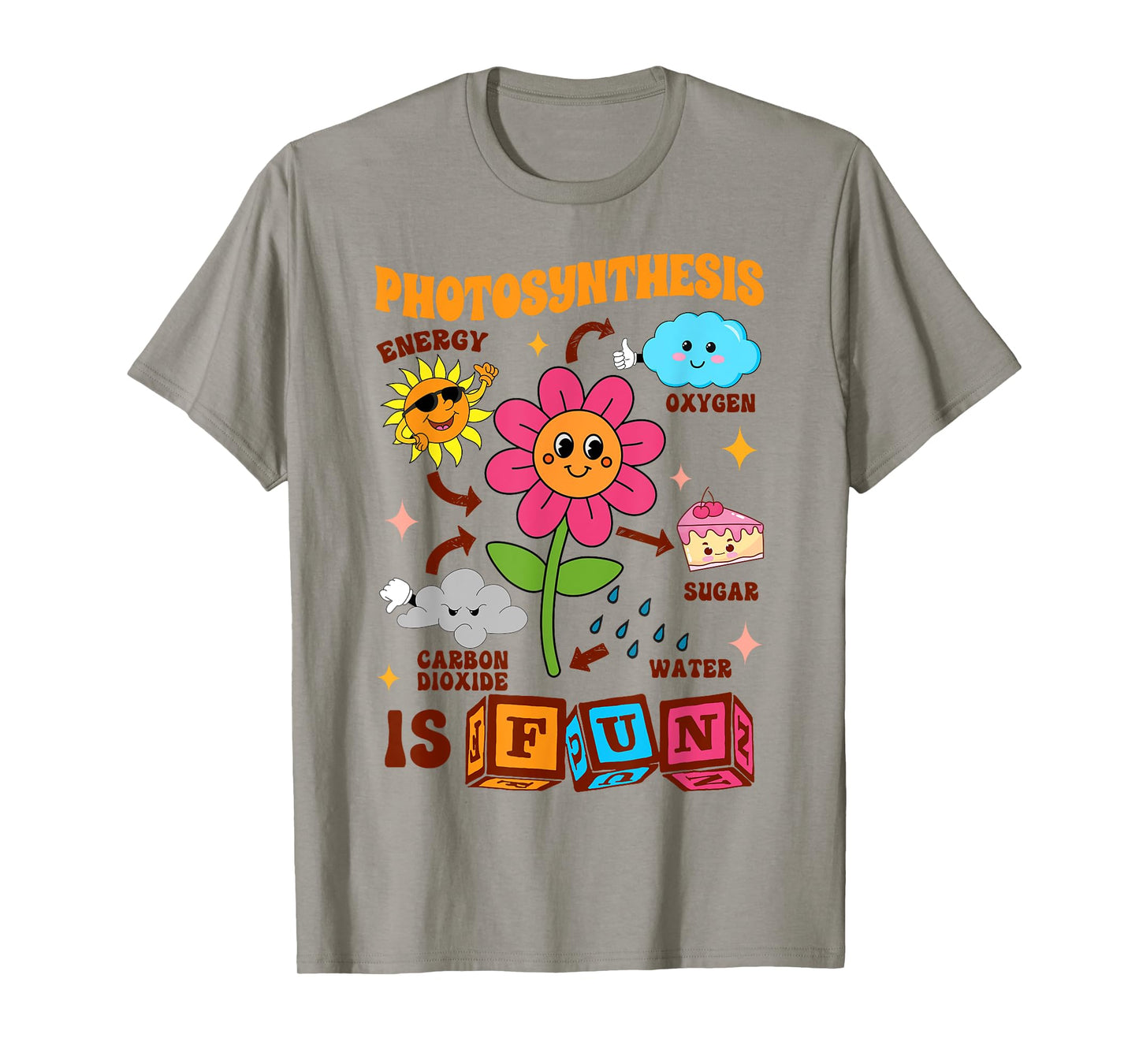 Science Lover Nature Outdoor Teacher Photosynthesis Is Fun T-Shirt for Men Women