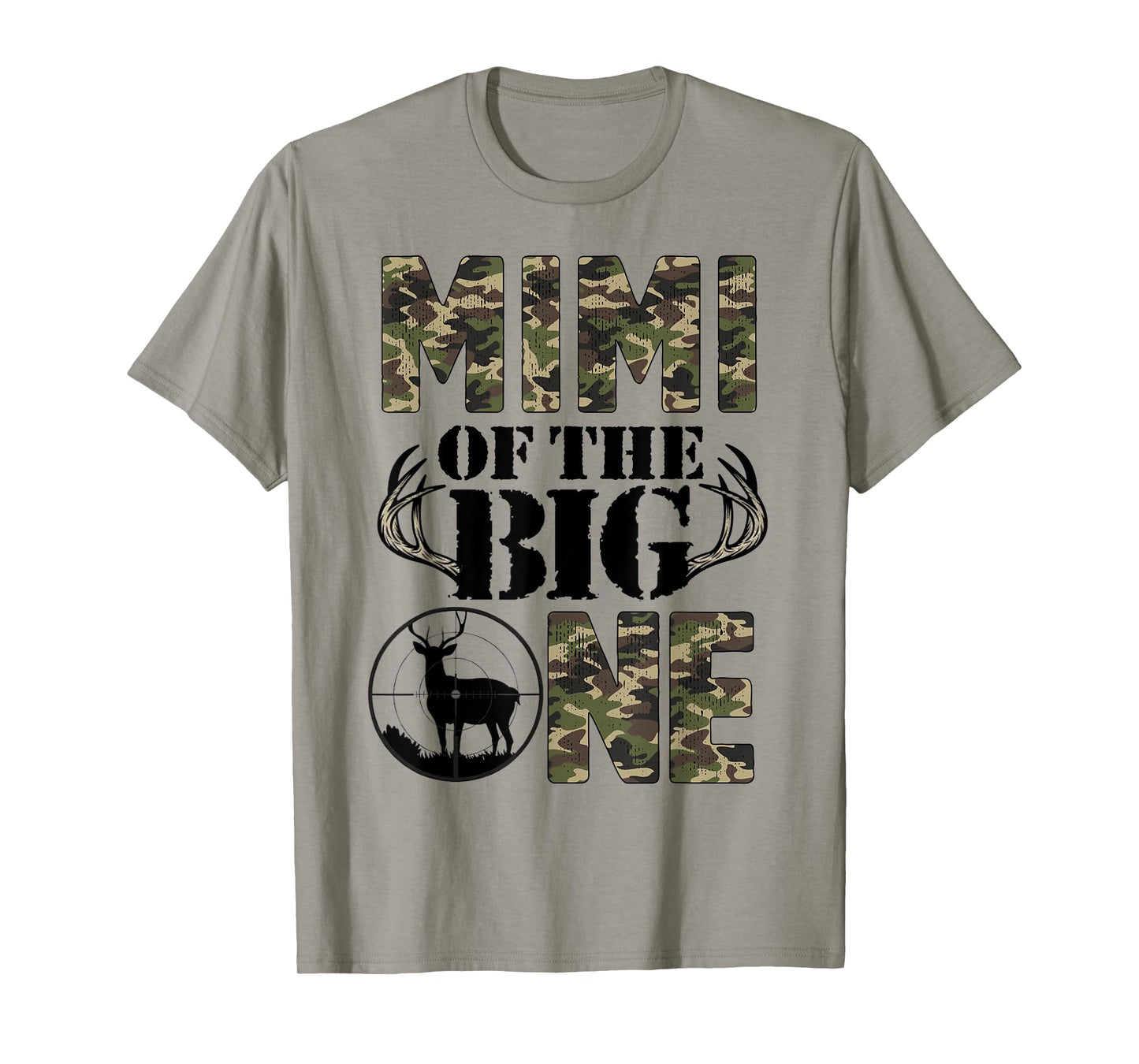 Mimi of The Big One Birthday Boy Deer Hunter Camouflage T-Shirt