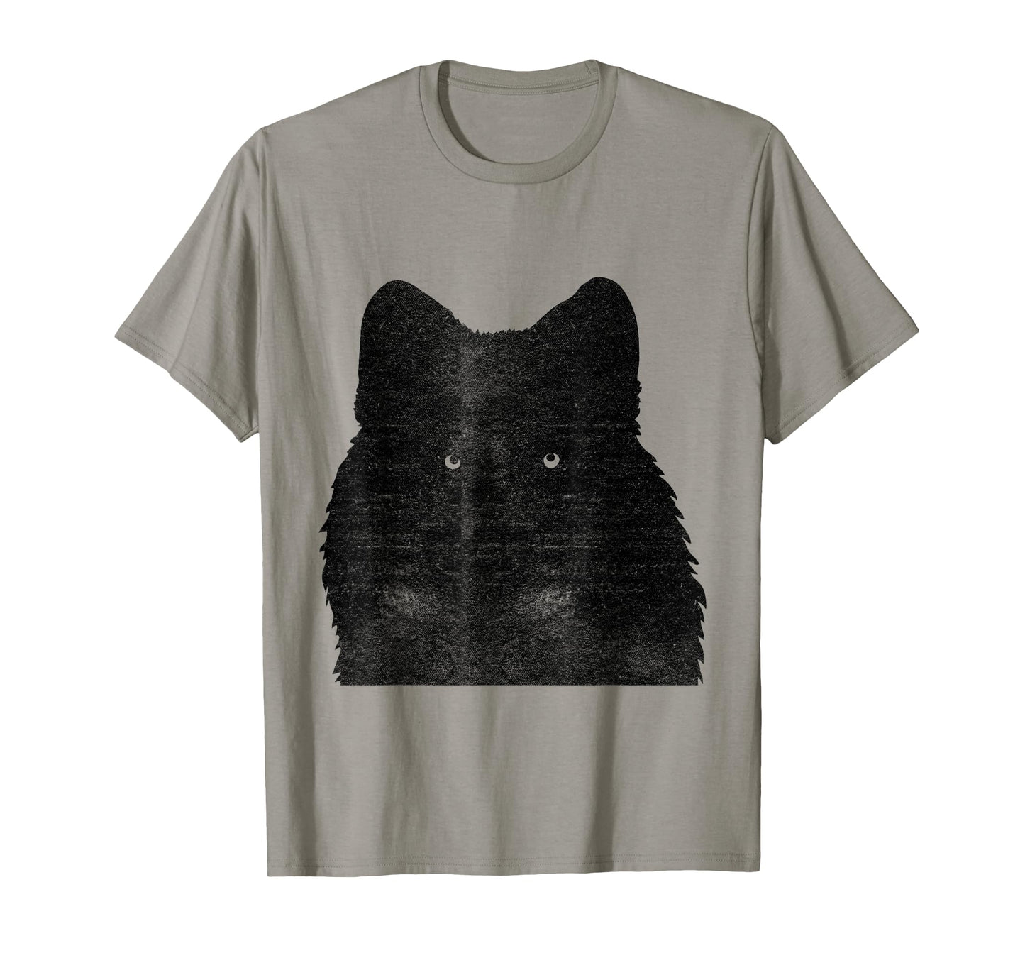 Awesome Black Wolf Face T-Shirt