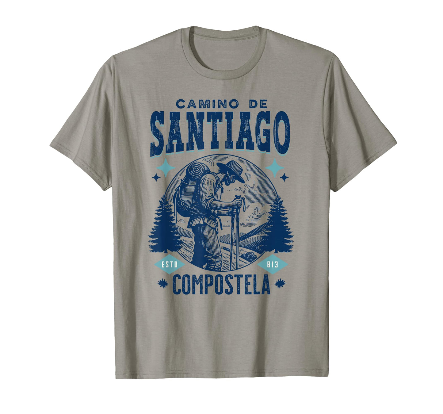 Camino de Santiago Compostela Travel, Spiritual Experience T-Shirt