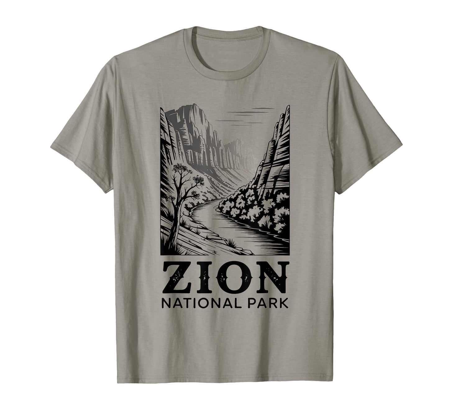 Zion National Park Retro Outdoor Camping US National Park T-Shirt