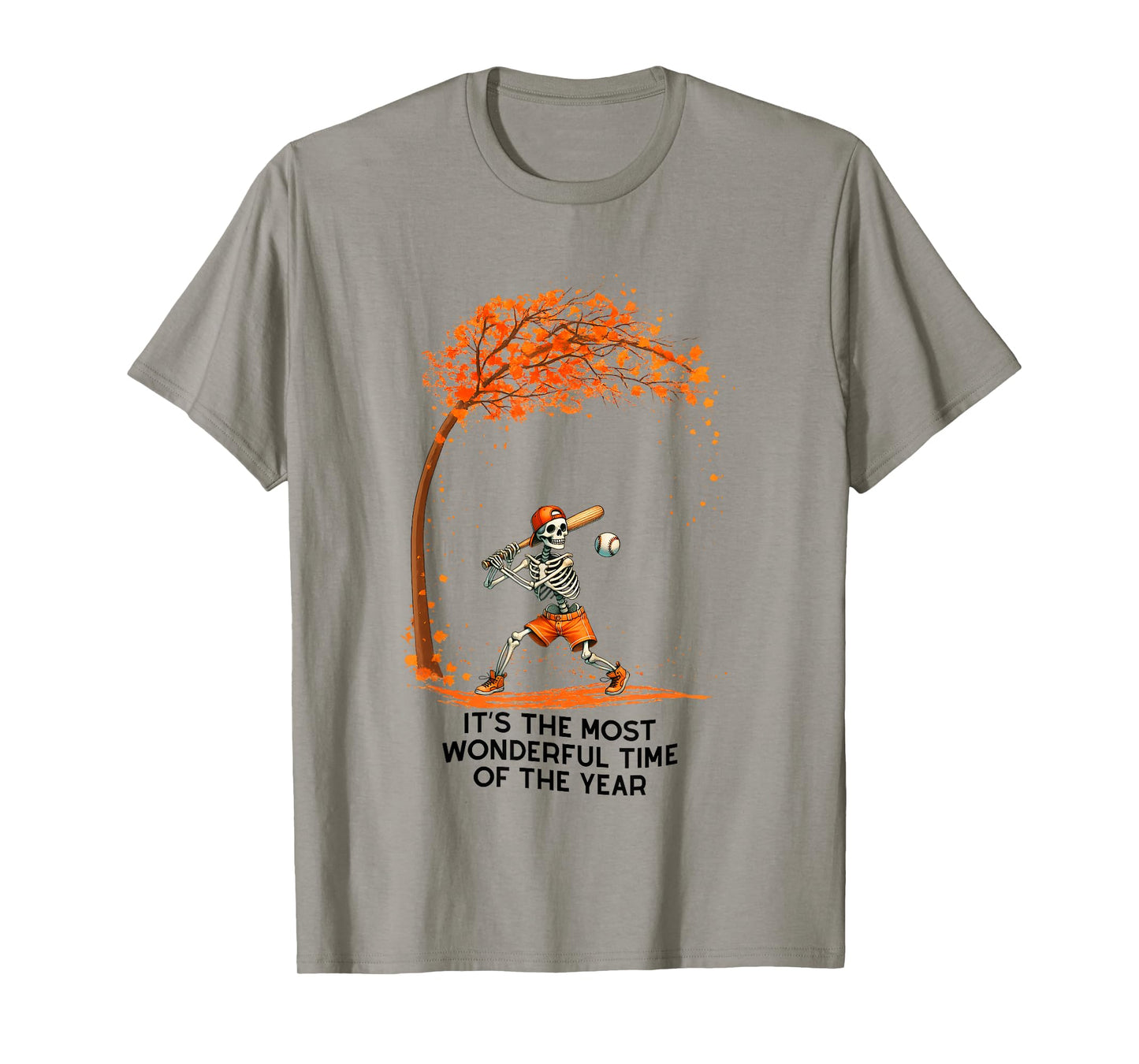 It's The Most Wonderful Time of The Year Baseball Skeleton T-Shirt